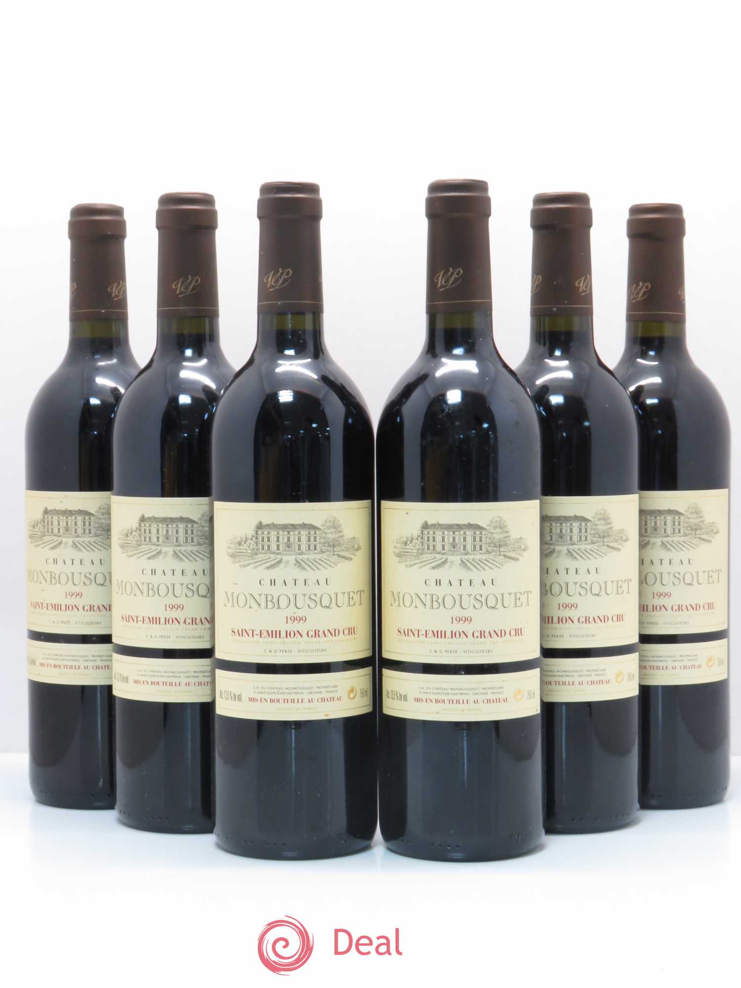 Château Monbousquet Grand Cru Classé 1999 - Lot de 6 bouteilles - 0
