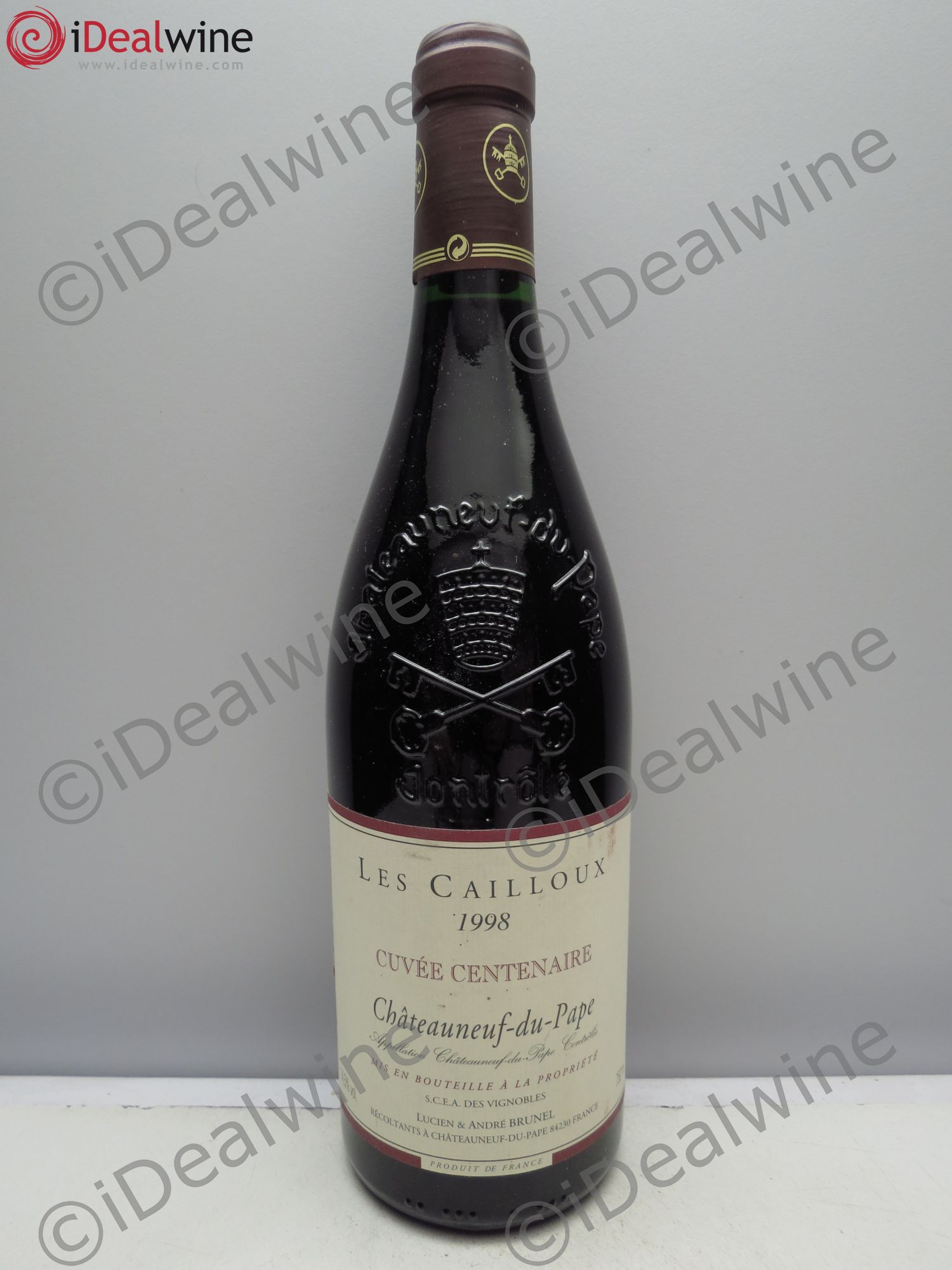 Châteauneuf-du-Pape Les Cailloux Cuvée Centenaire André Brunel 1998 - Lot de 1 bouteille - 0