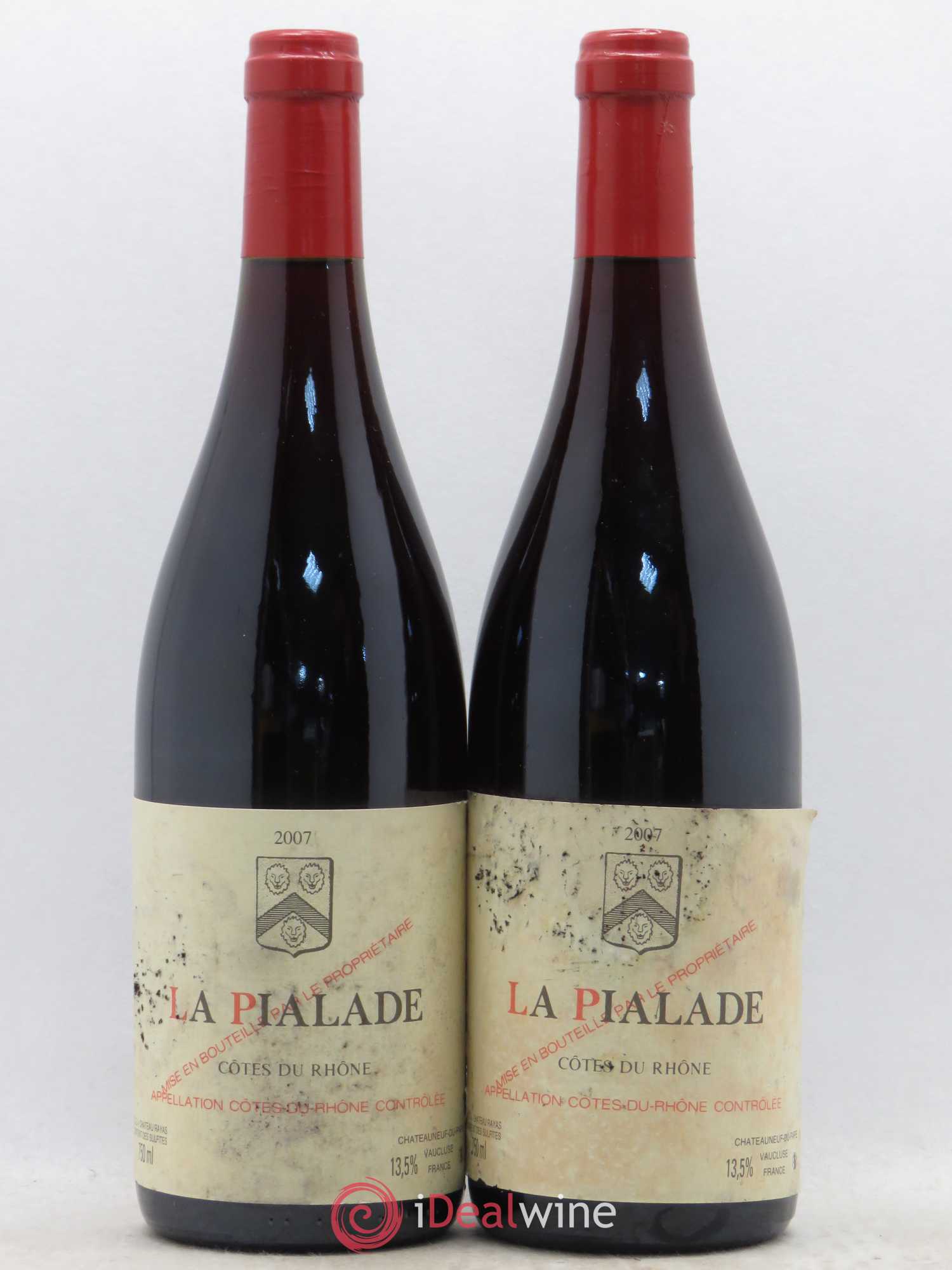 Côtes-du-Rhône La Pialade Emmanuel Reynaud 2007 - Lot de 2 bouteilles - 0