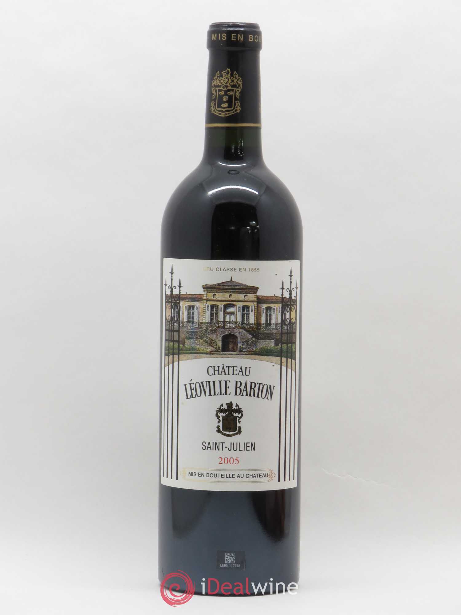 Château Léoville Barton 2ème Grand Cru Classé 2005 - Lot de 1 bouteille - 0