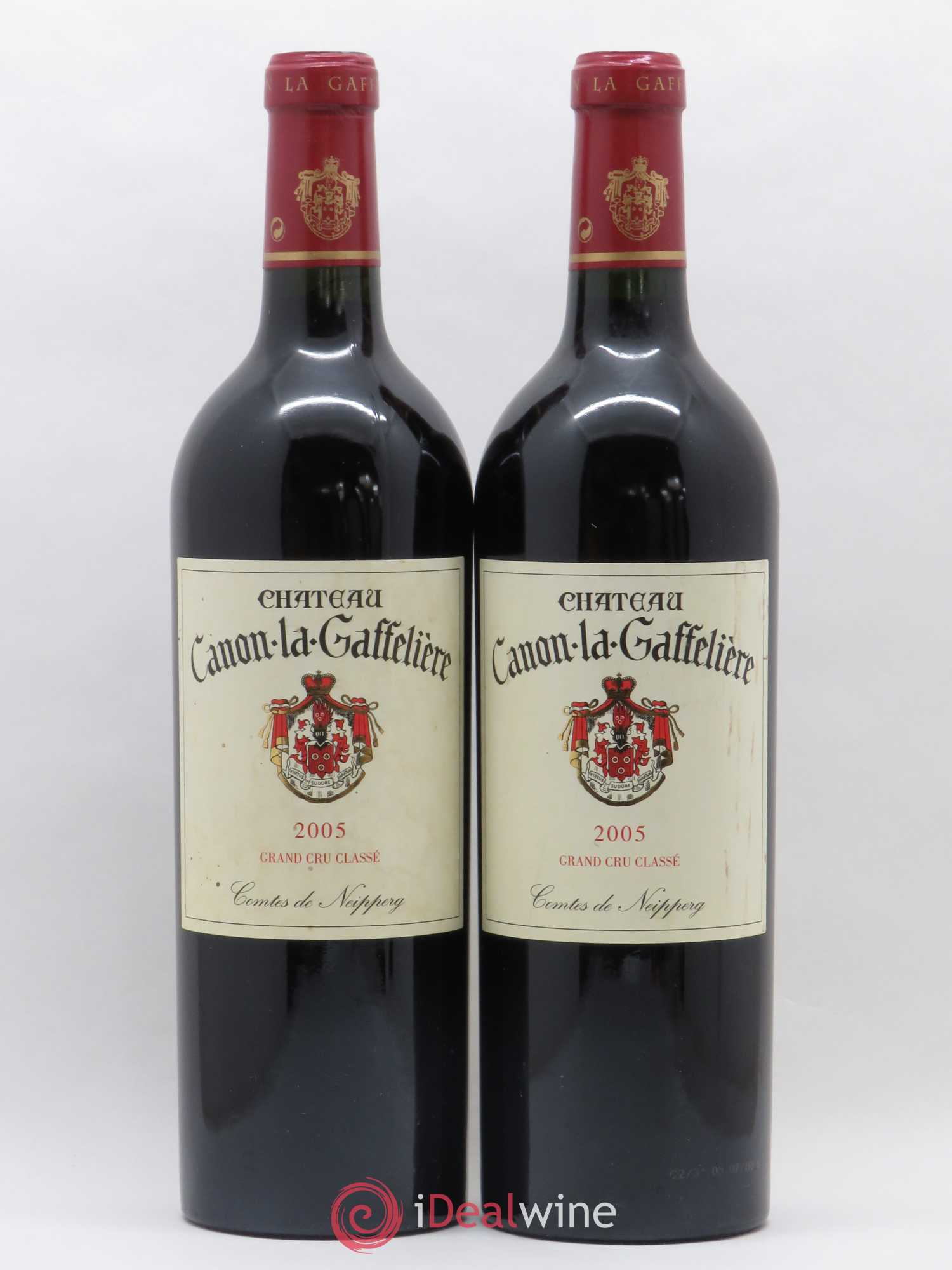 Château Canon la Gaffelière 1er Grand Cru Classé B 2005 - Lot de 2 bouteilles - 0