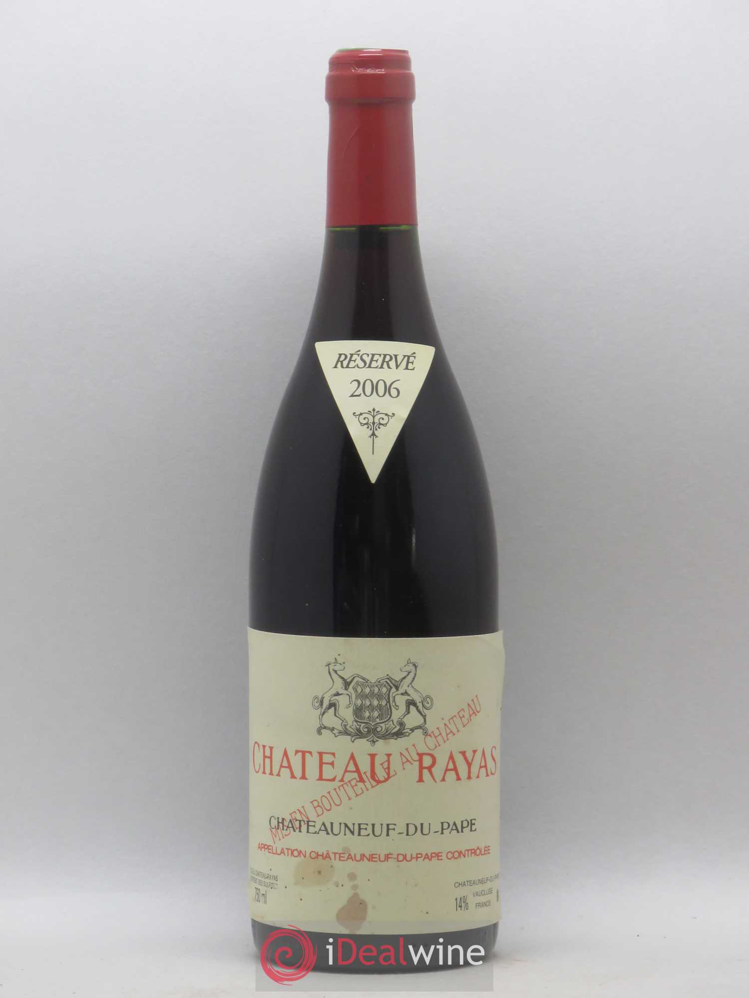 Châteauneuf-du-Pape Château Rayas Emmanuel Reynaud 2006 - Lot de 1 bouteille - 0