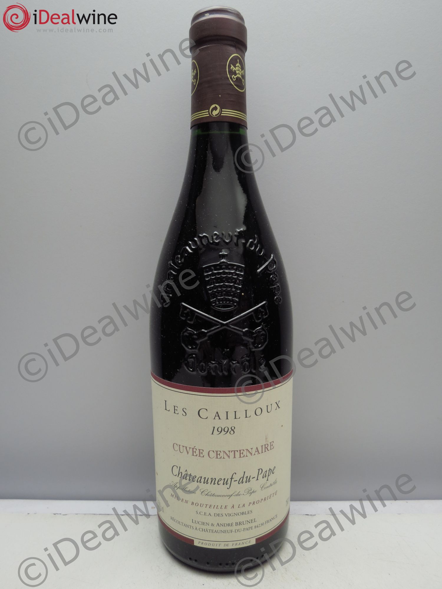 Châteauneuf-du-Pape Les Cailloux Cuvée Centenaire André Brunel 1998 - Lot de 1 bouteille - 0