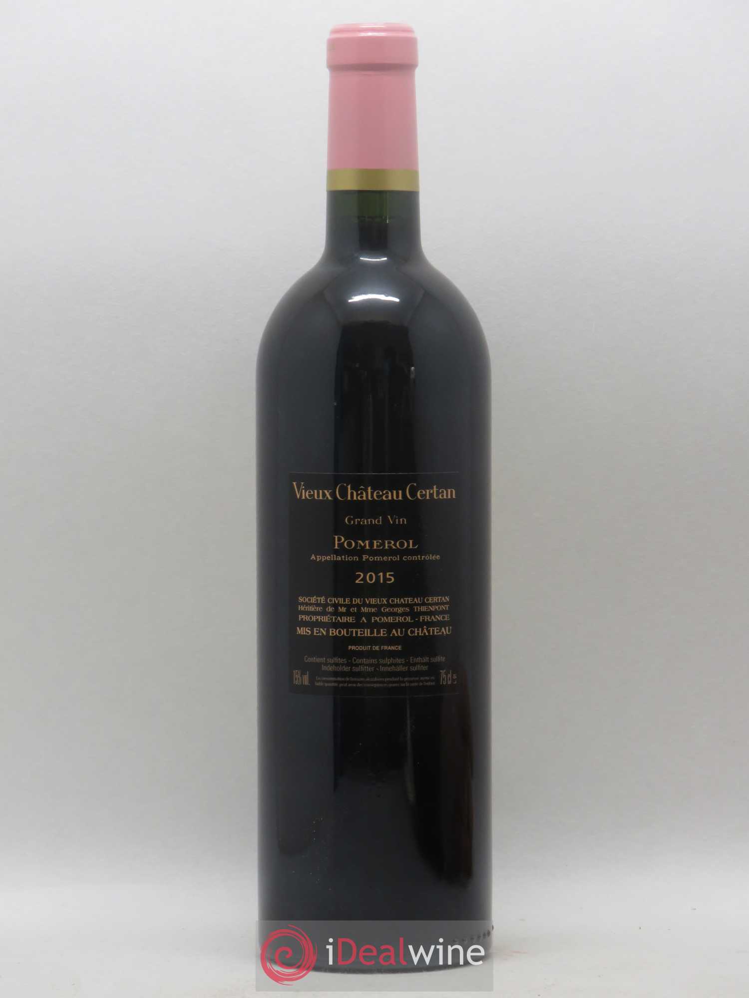 Vieux Château Certan 2015 - Lot de 1 bouteille - 1