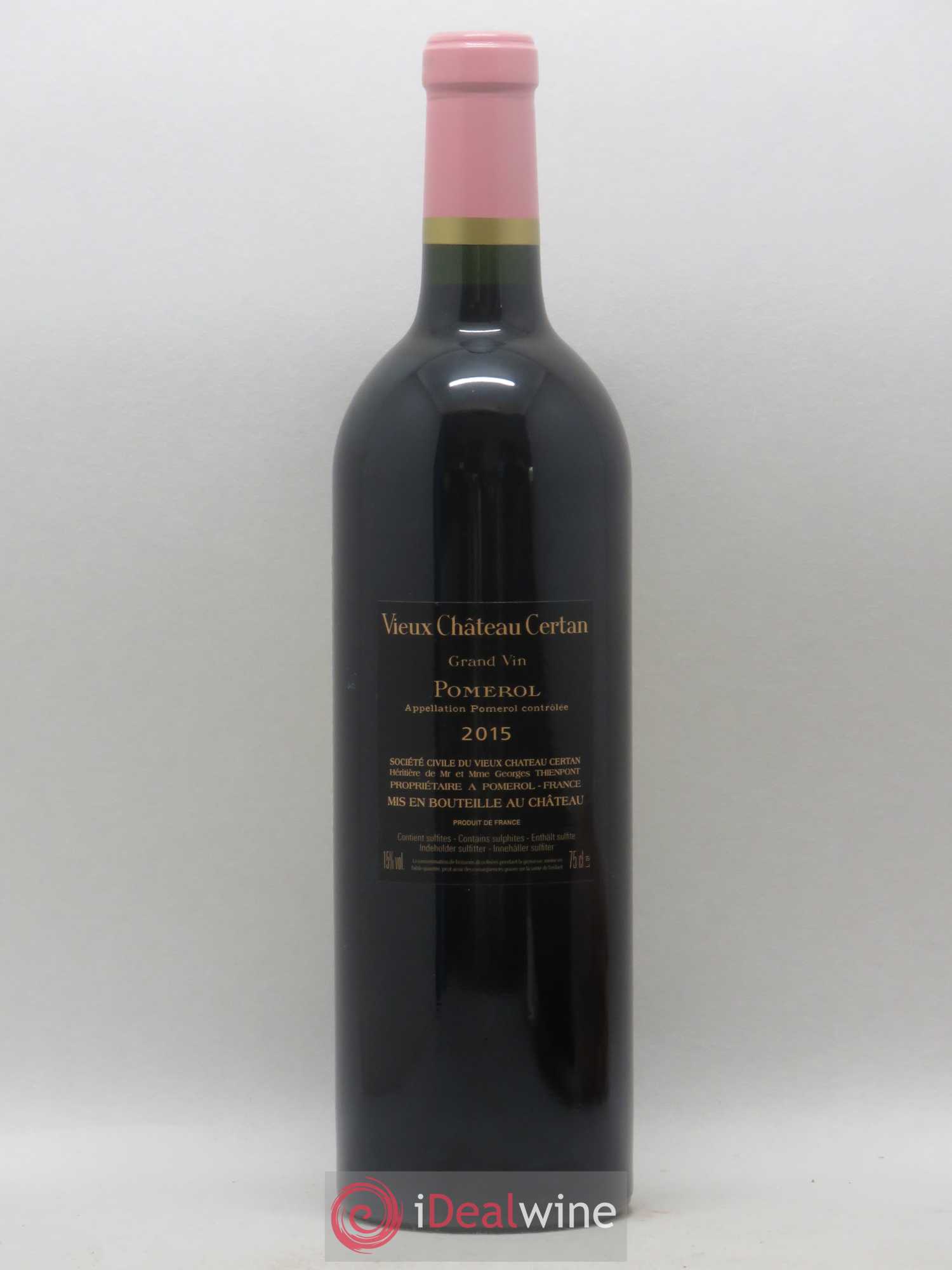 Vieux Château Certan 2015 - Lot de 1 bouteille - 1