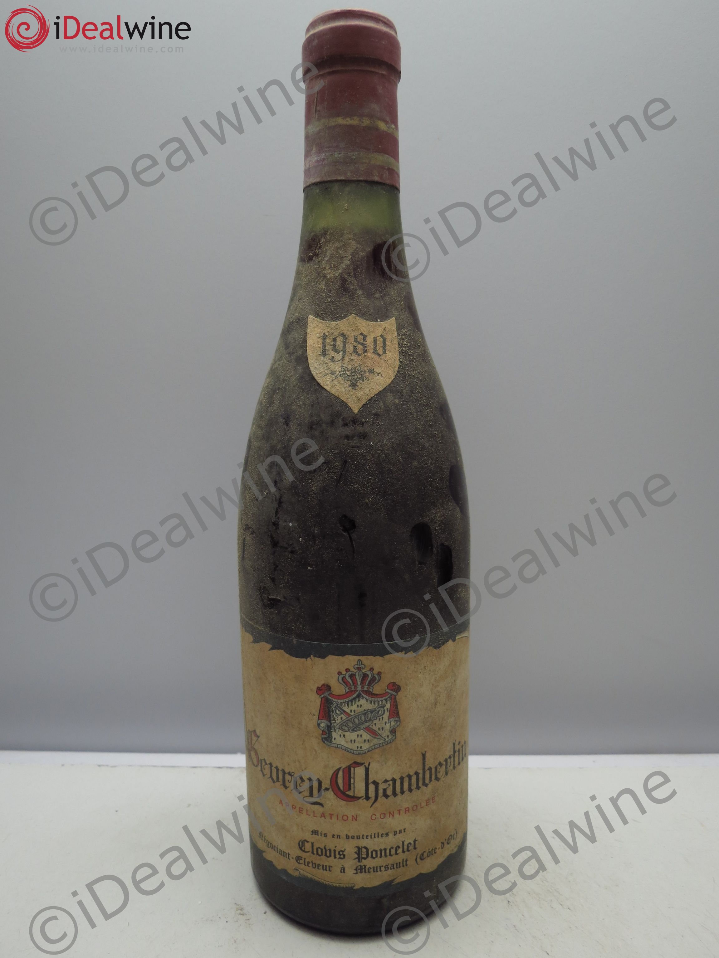 Gevrey-Chambertin C.Poncelet 1980 - Posten von 1 Flasche - 0