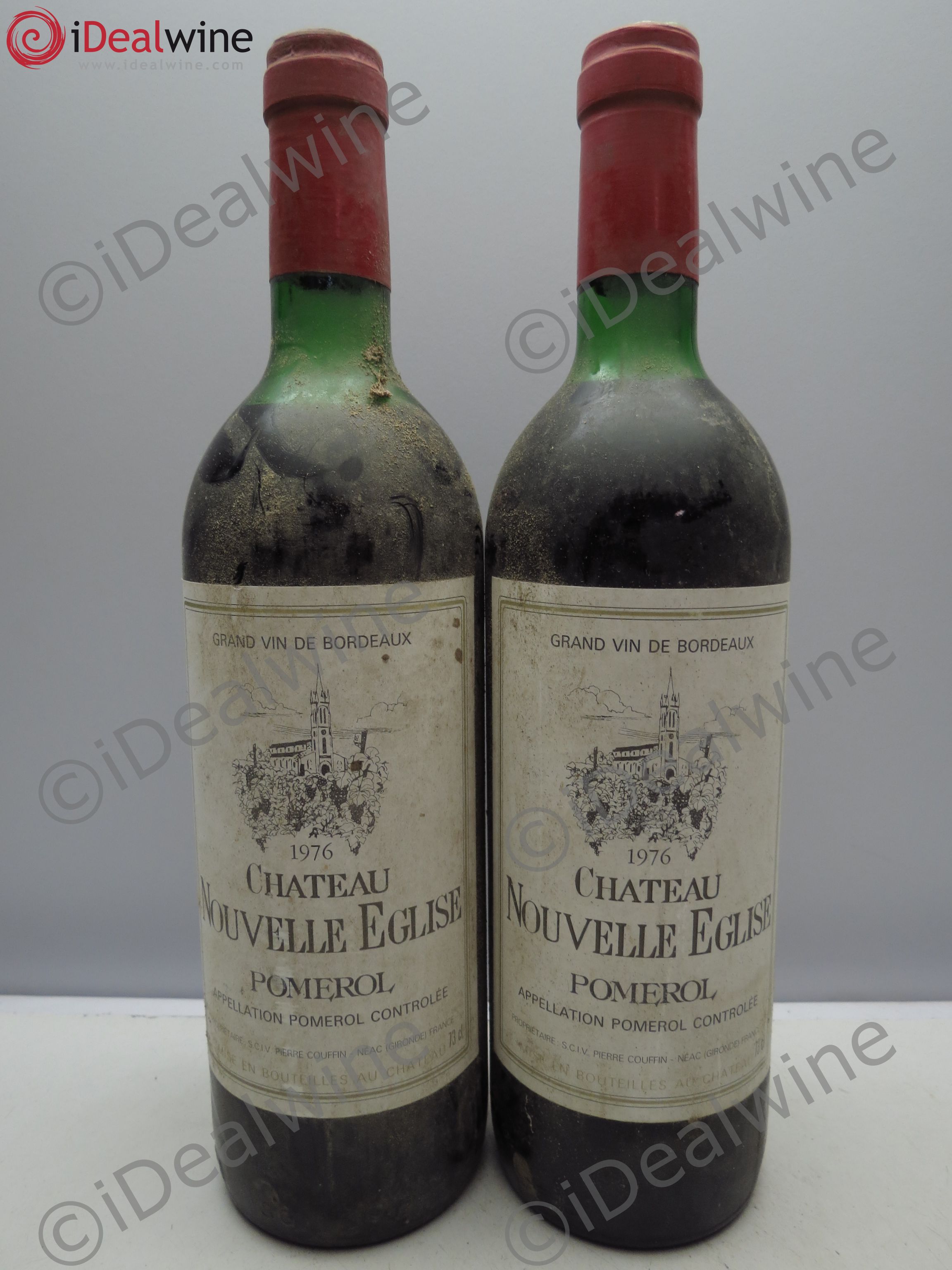 Pomerol Château Nouvelle Eglise 1976 - Posten von 2 Flaschen - 0