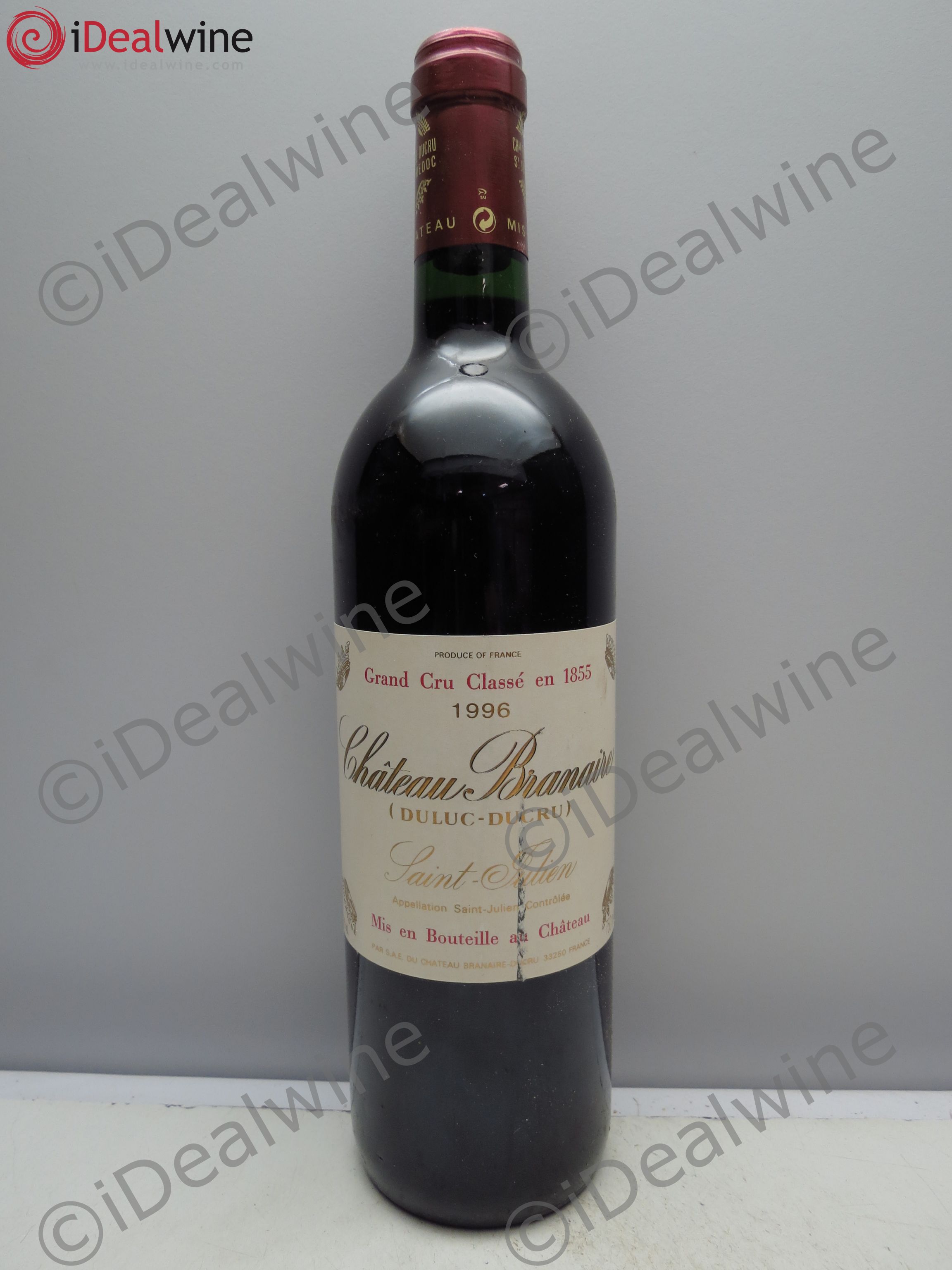 Château Branaire Ducru 4ème Grand Cru Classé 1996 - Lot de 12 bouteilles - 0