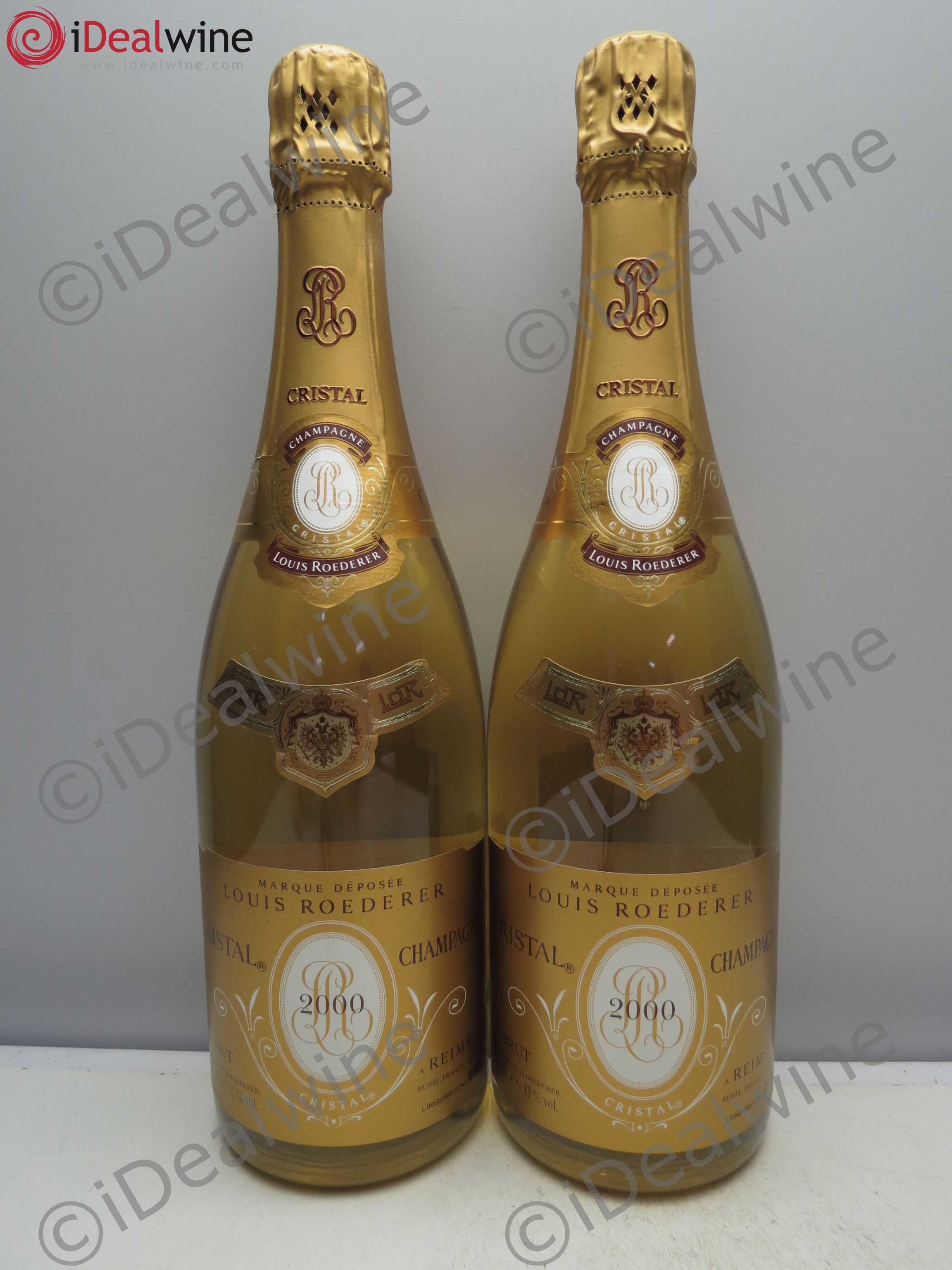 Cristal Louis Roederer 2000 - Lot de 2 bouteilles - 0