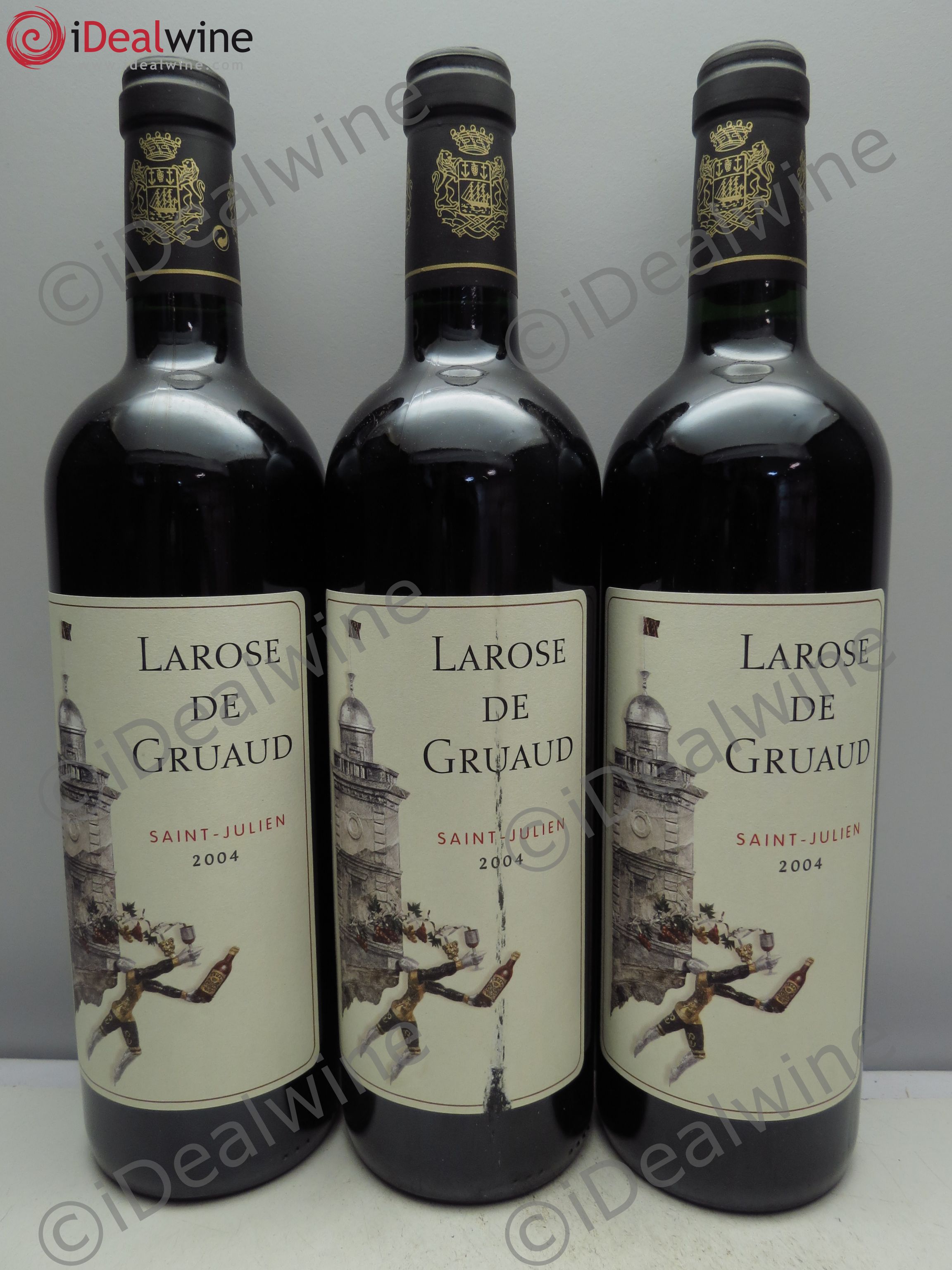 Saint-Julien Château Larose de Gruaud 2004 - Posten von 3 Flaschen - 0