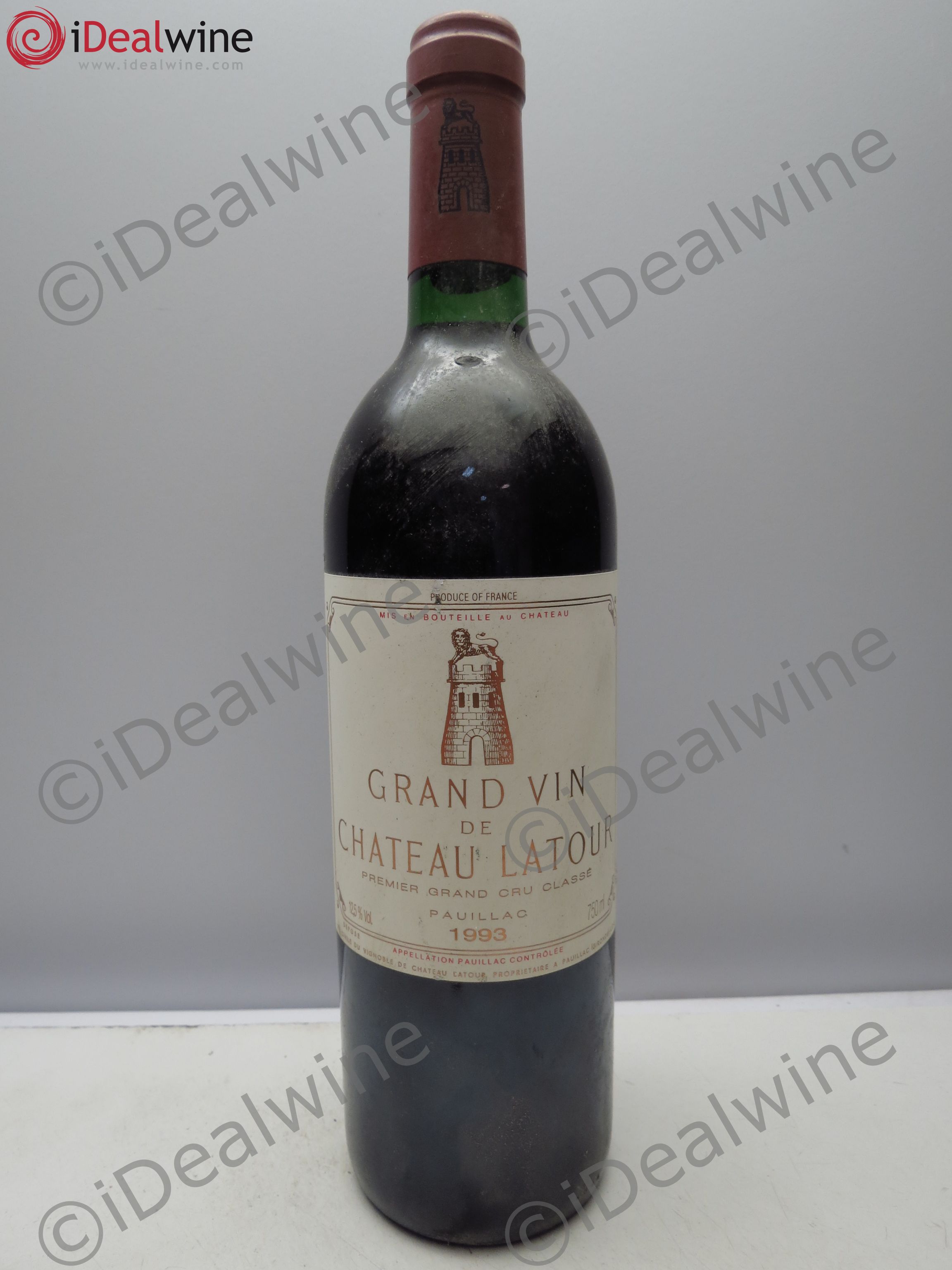 Château Latour 1er Grand Cru Classé 1993 - Lot de 1 bouteille - 0