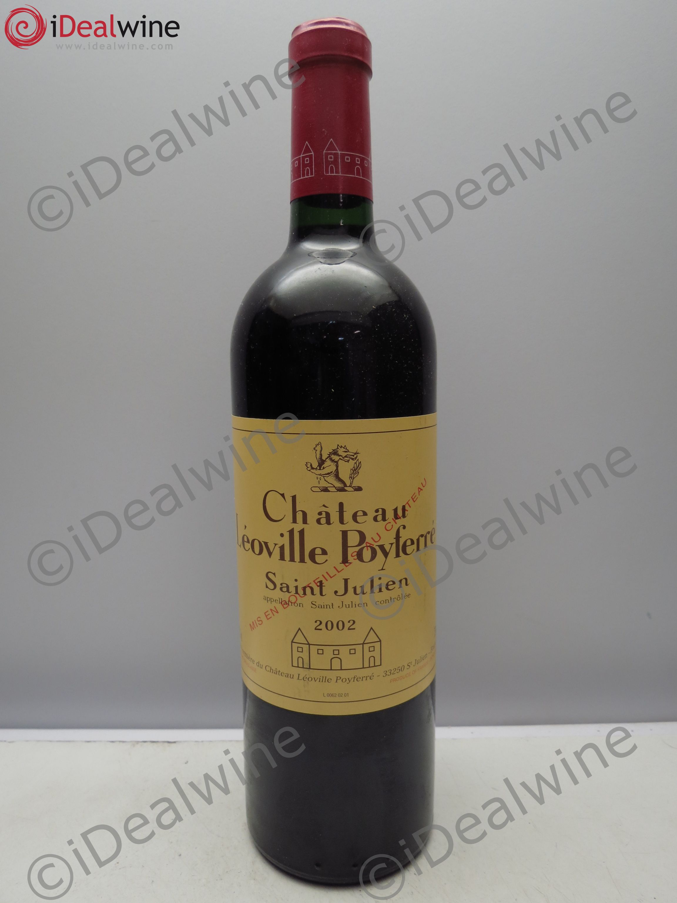 Château Léoville Poyferré 2ème Grand Cru Classé 2002 - Lot de 6 bouteilles - 0