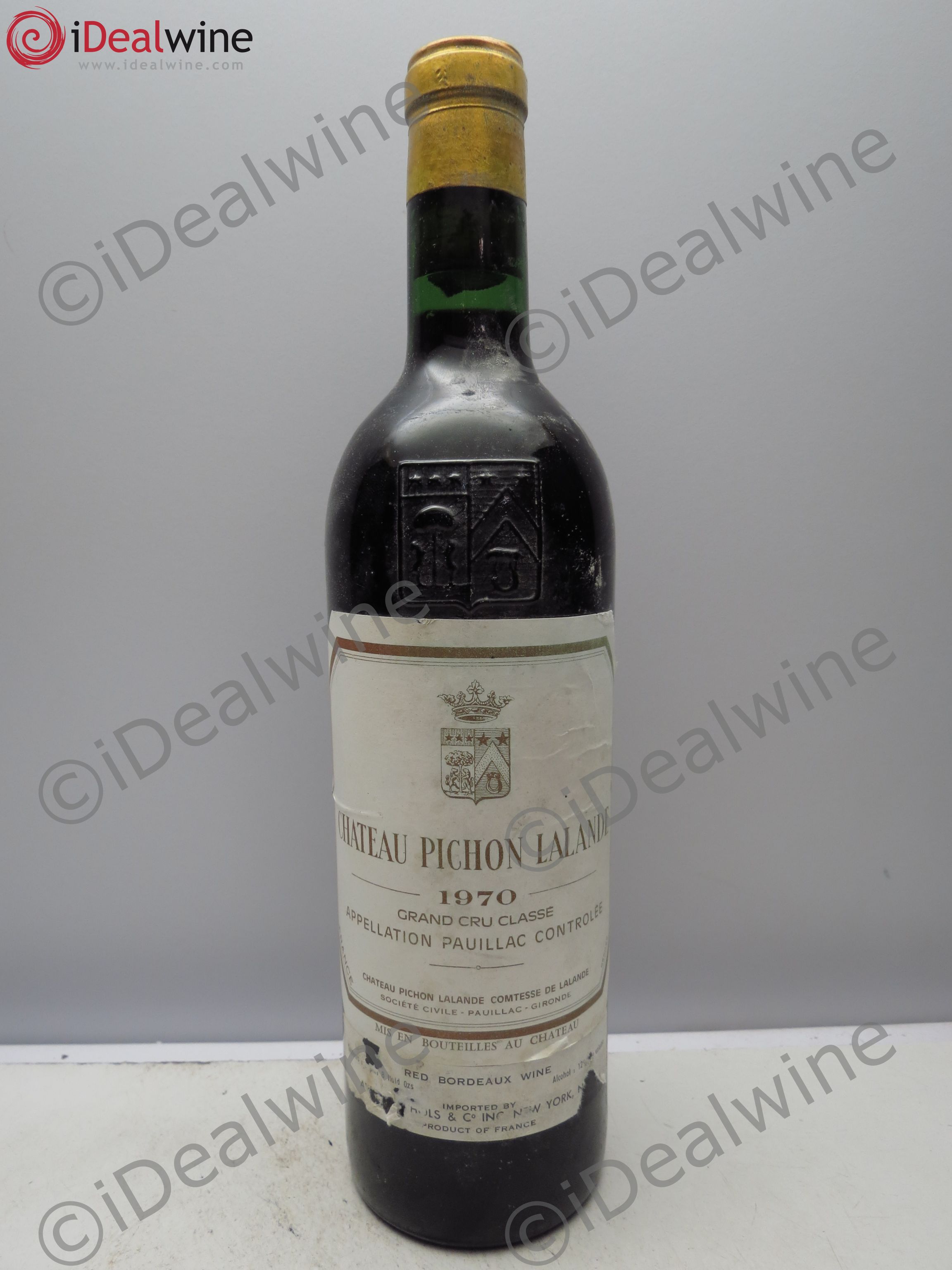 Château Pichon Longueville Comtesse de Lalande 2ème Grand Cru Classé 1970 - Lot de 1 bouteille - 0