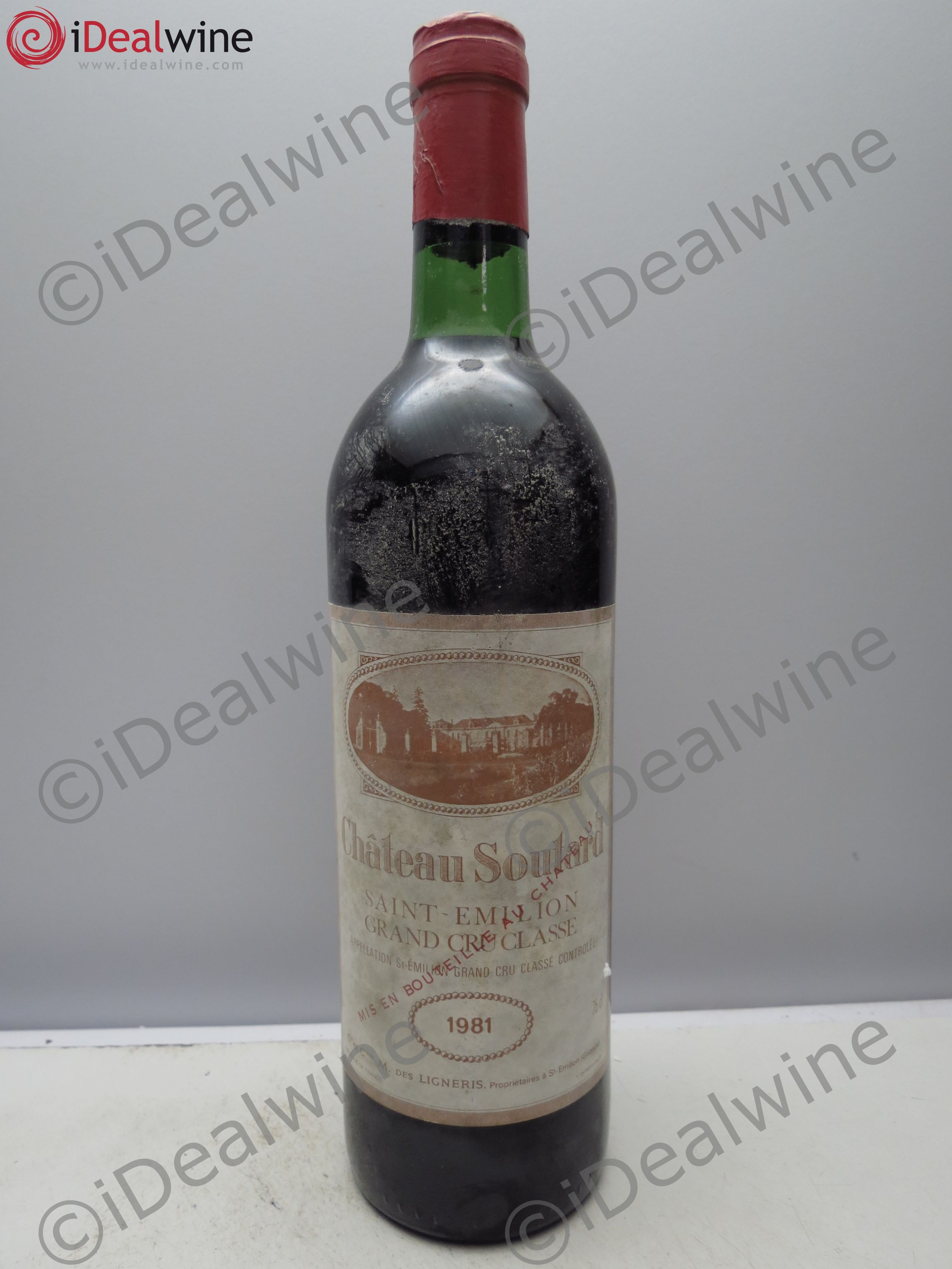 Château Soutard Grand Cru Classé 1981 - Lot de 1 bouteille - 0