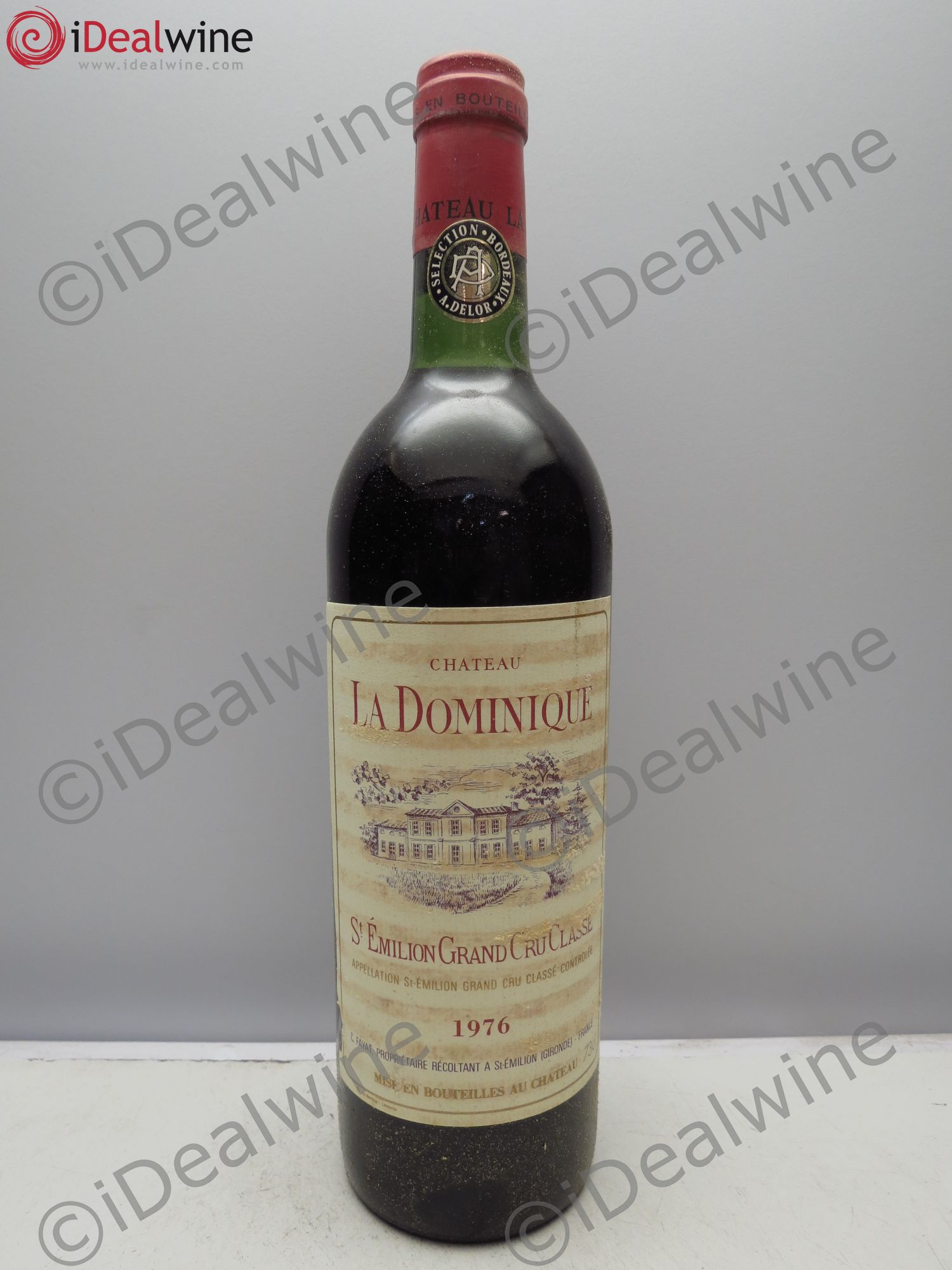 Château la Dominique Grand Cru Classé 1976 - Lot de 6 bouteilles - 0