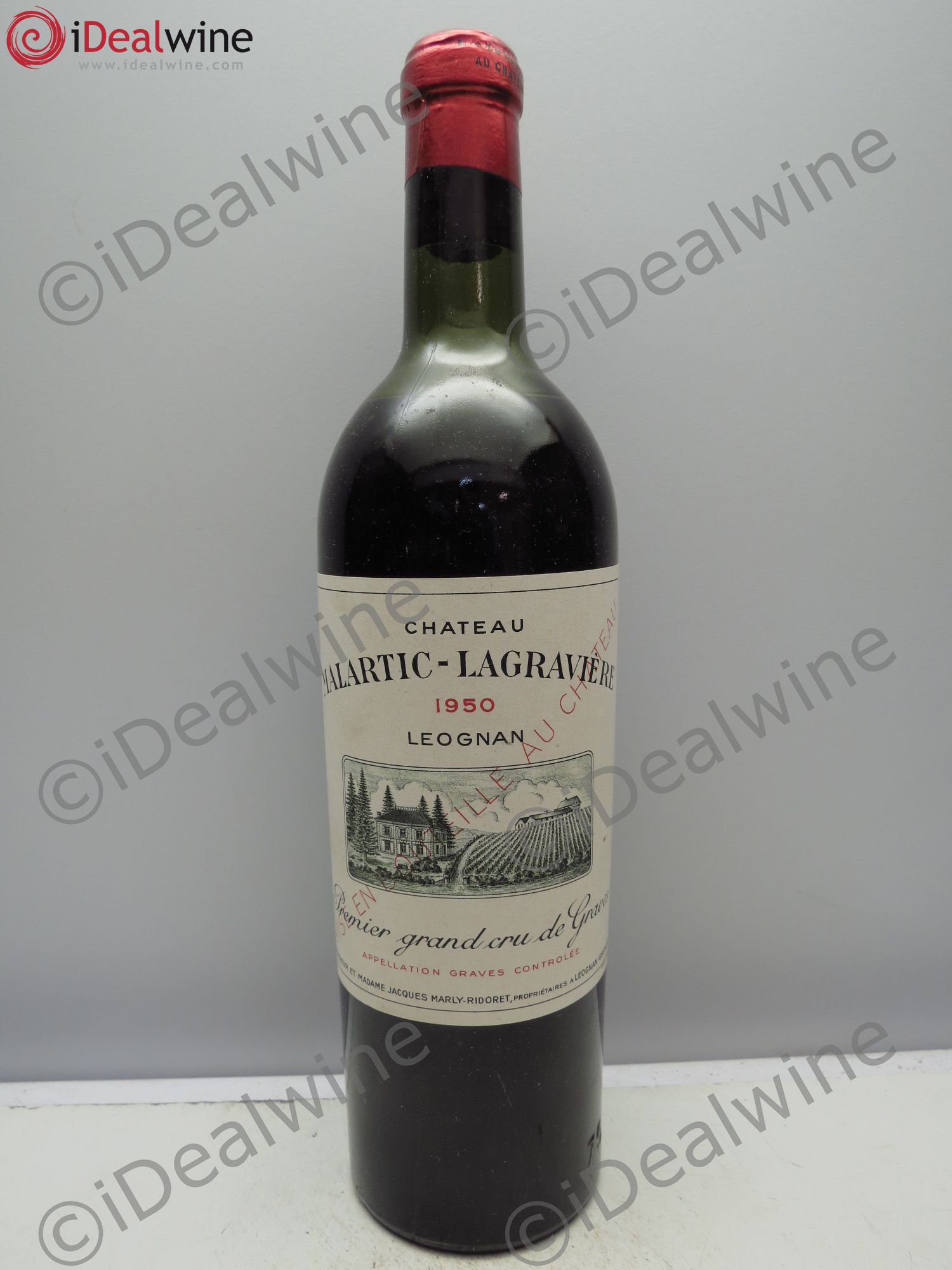 Château Malartic-Lagravière Cru Classé de Graves 1950 - Lot de 1 bouteille - 0