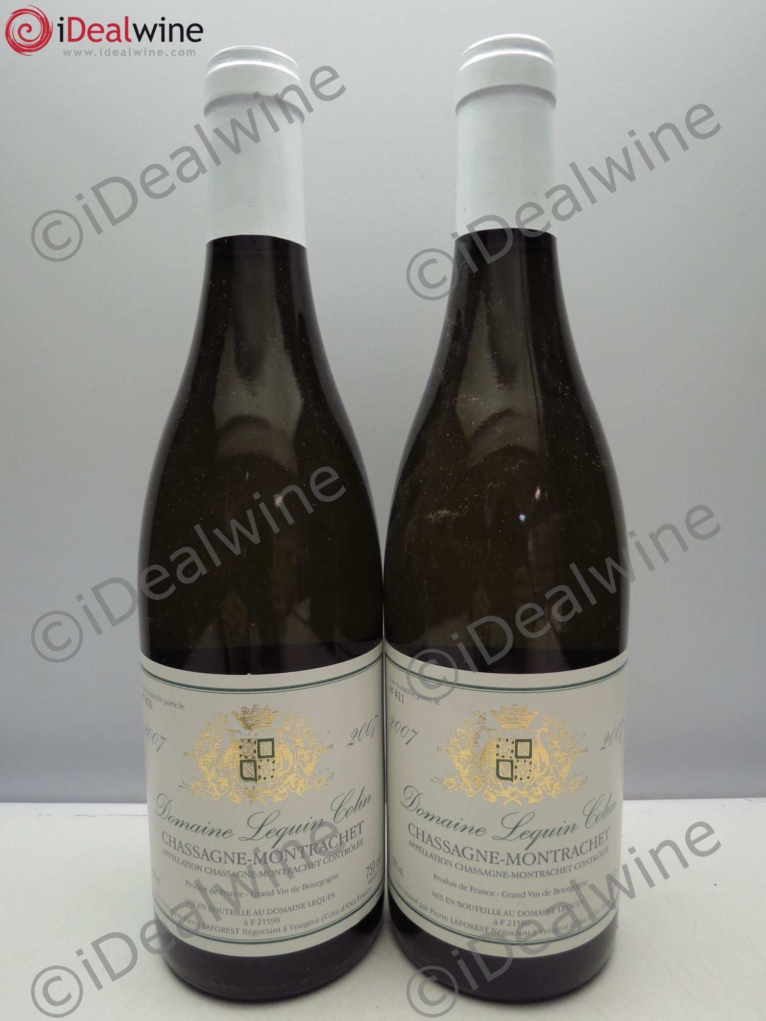 Chassagne-Montrachet Domaine Lequin Colin 2007 - Posten von 2 Flaschen - 0