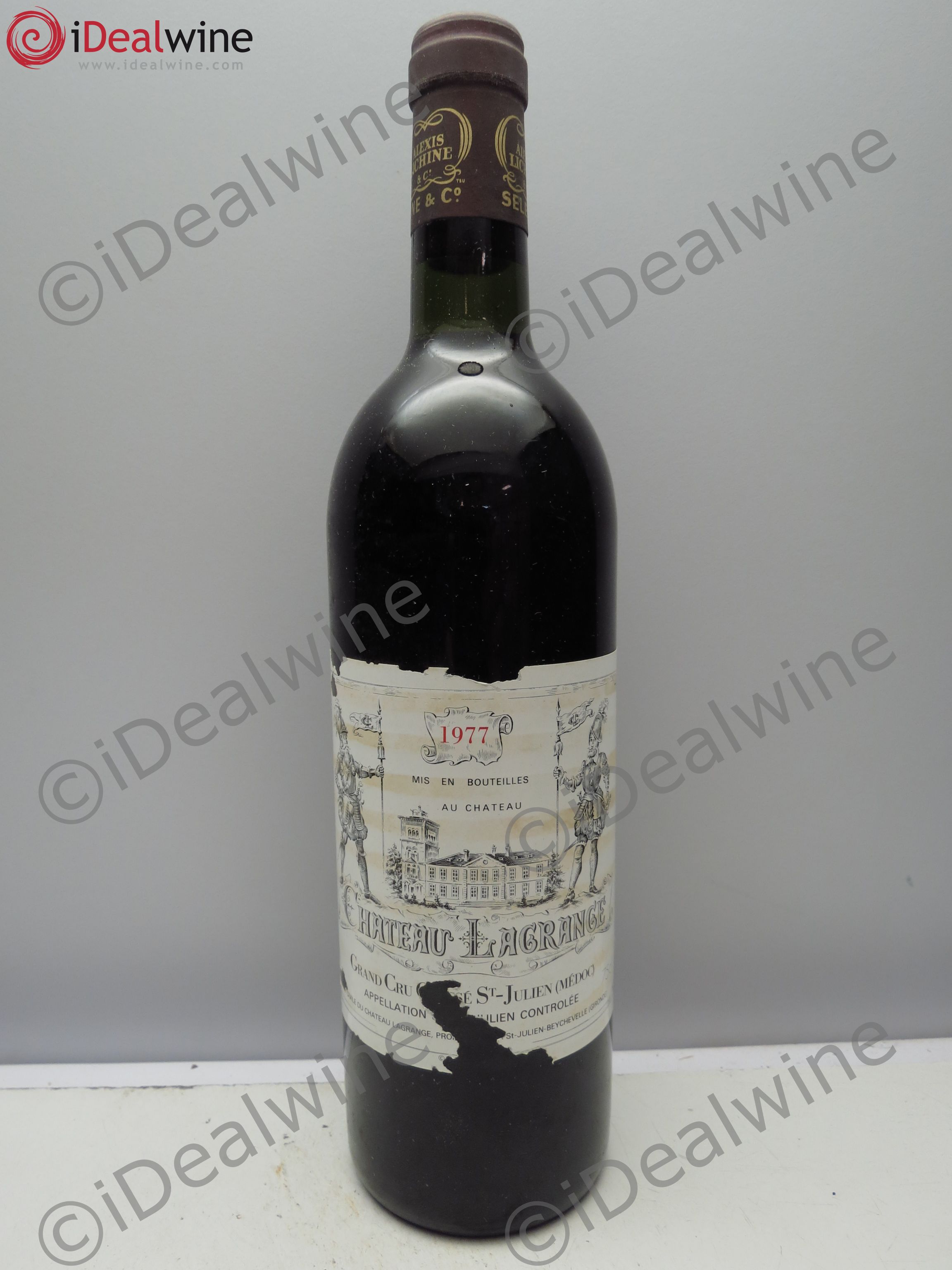 Château Lagrange 3ème Grand Cru Classé 1977 - Lot de 6 bouteilles - 0
