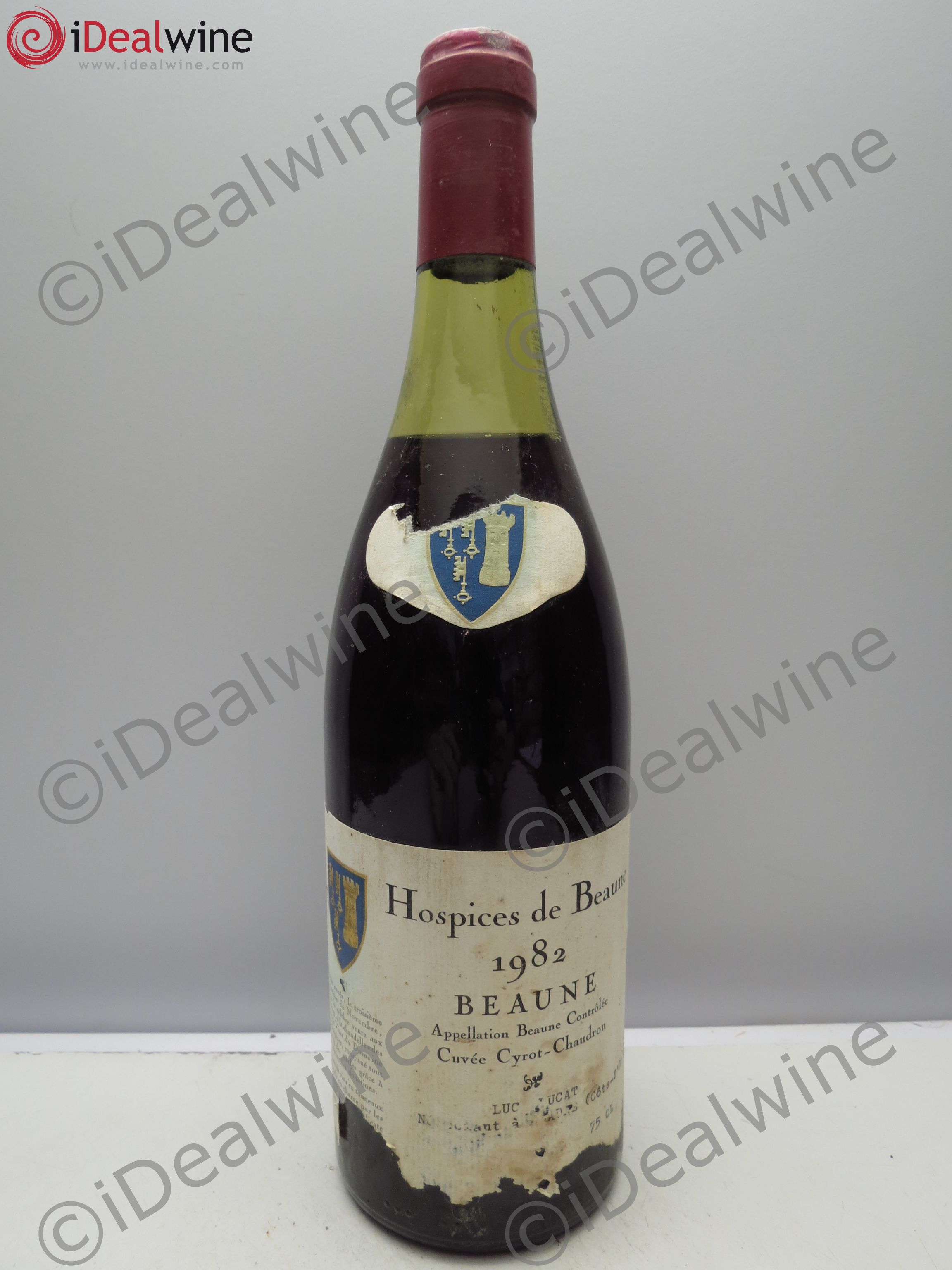Beaune Cuvée Cyrot Chaudron 1982 - Lot de 6 bouteilles - 0