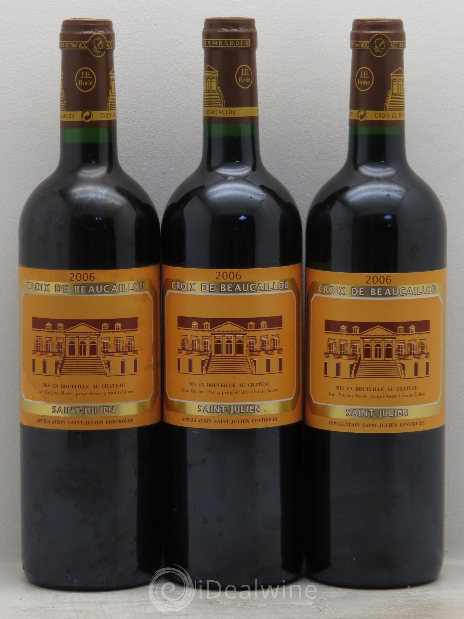 La Croix de Beaucaillou Second Vin 2006 - Lot de 3 bouteilles - 0