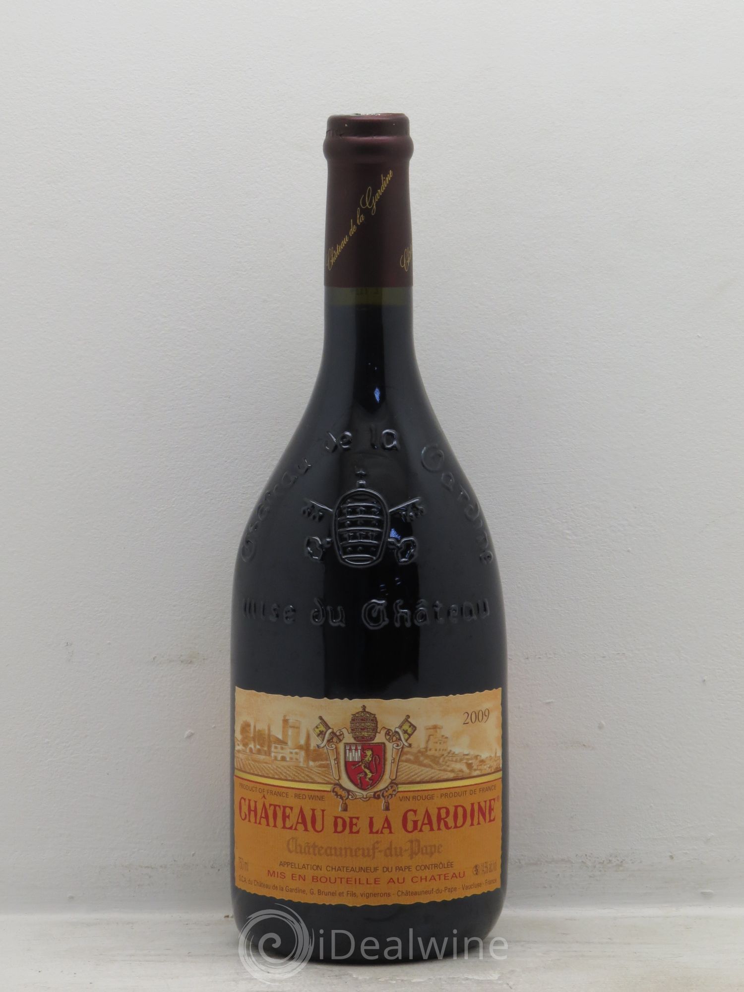 Châteauneuf-du-Pape Château de La Gardine Famille Brunel 2009 - Lot de 1 bouteille - 0
