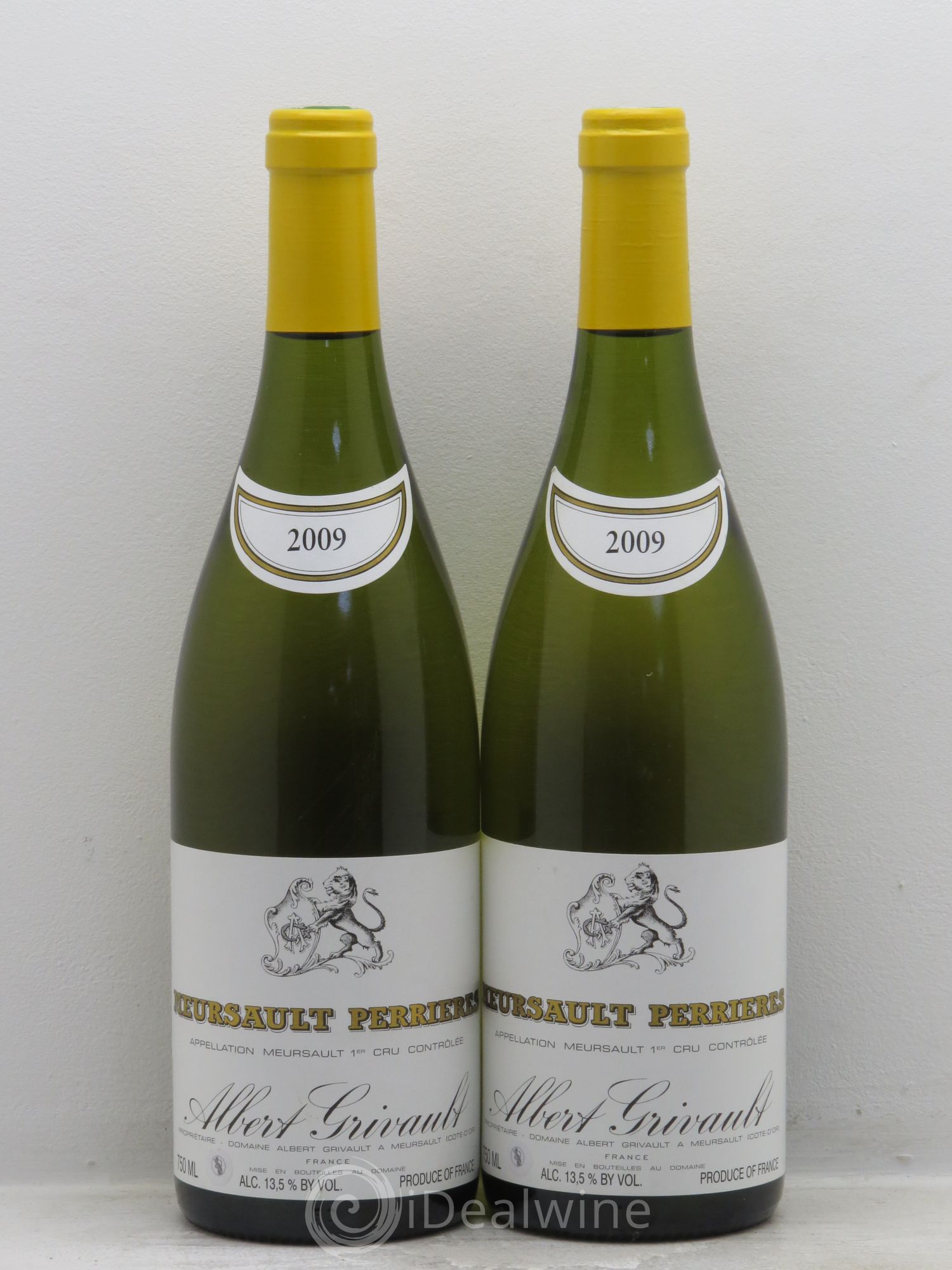 Meursault 1er Cru Perrières Albert Grivault 2009 - Lot de 2 bouteilles - 0