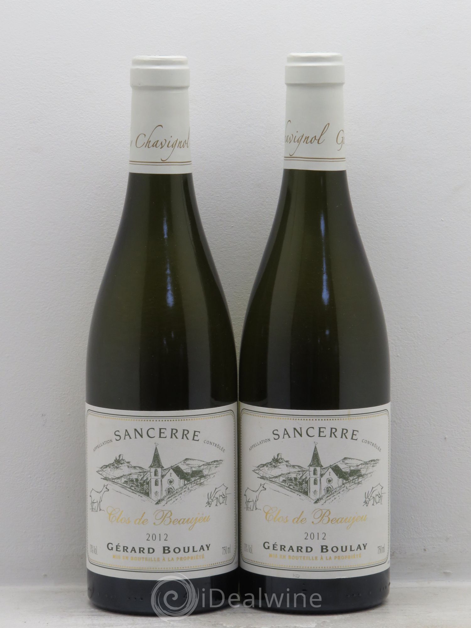 Sancerre Clos de Beaujeu Gérard Boulay 2012 - Lot de 2 bouteilles - 0