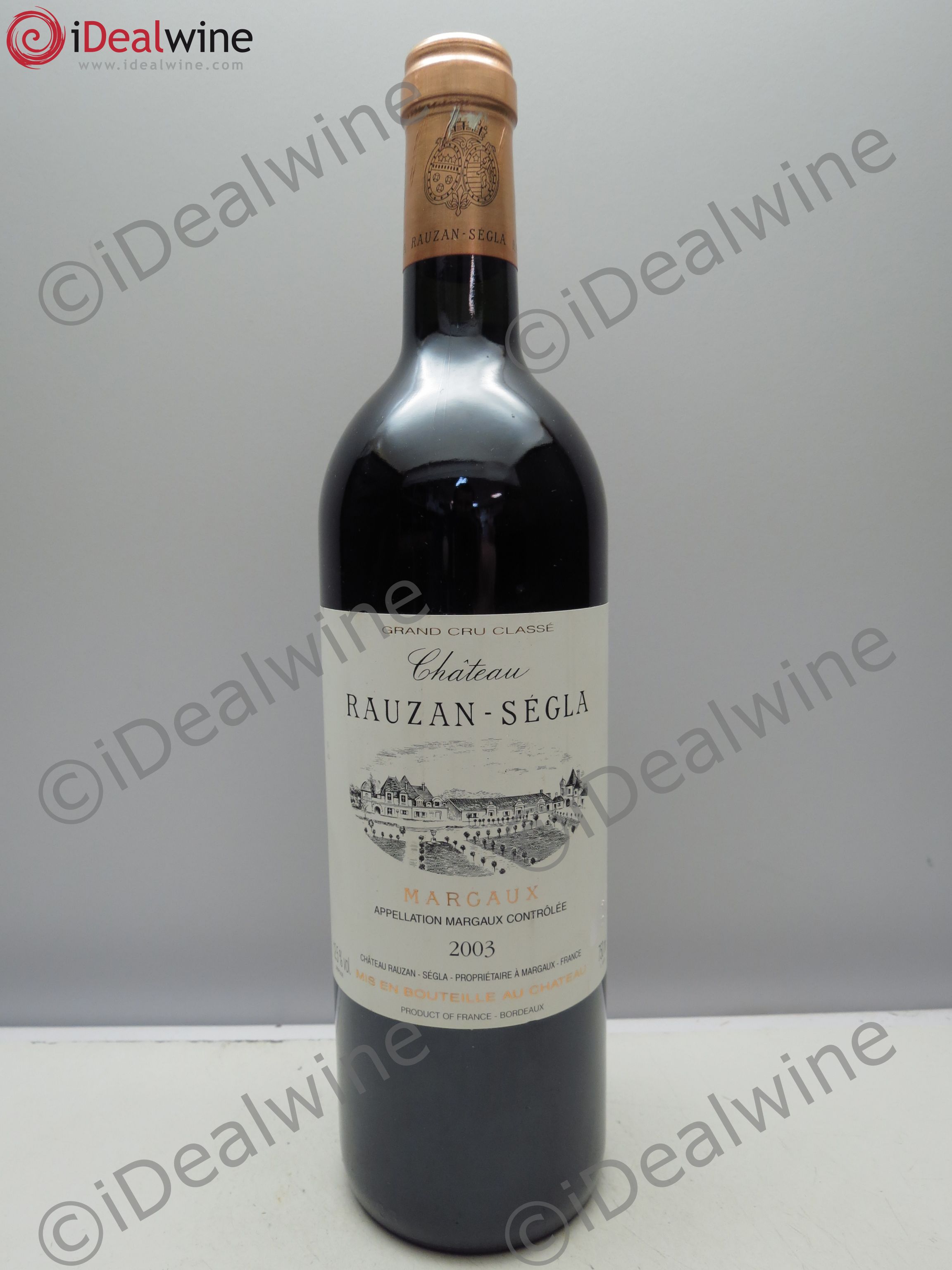Château Rauzan Ségla Grand Cru Classé 2003 - Lot de 1 bouteille - 0
