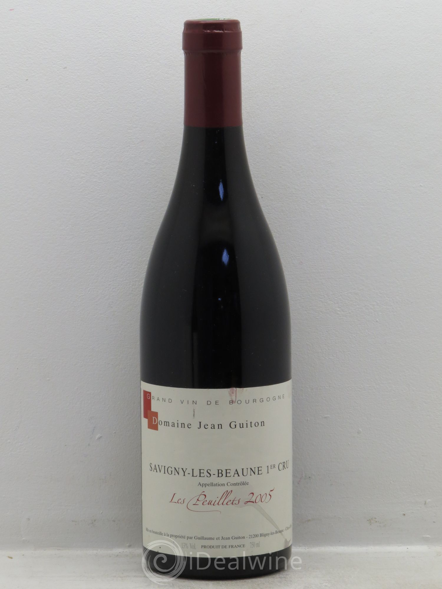 Savigny-lès-Beaune 1er Cru Domaine Guiton (sans prix de réserve) 2005 - Posten von 1 Flasche - 0