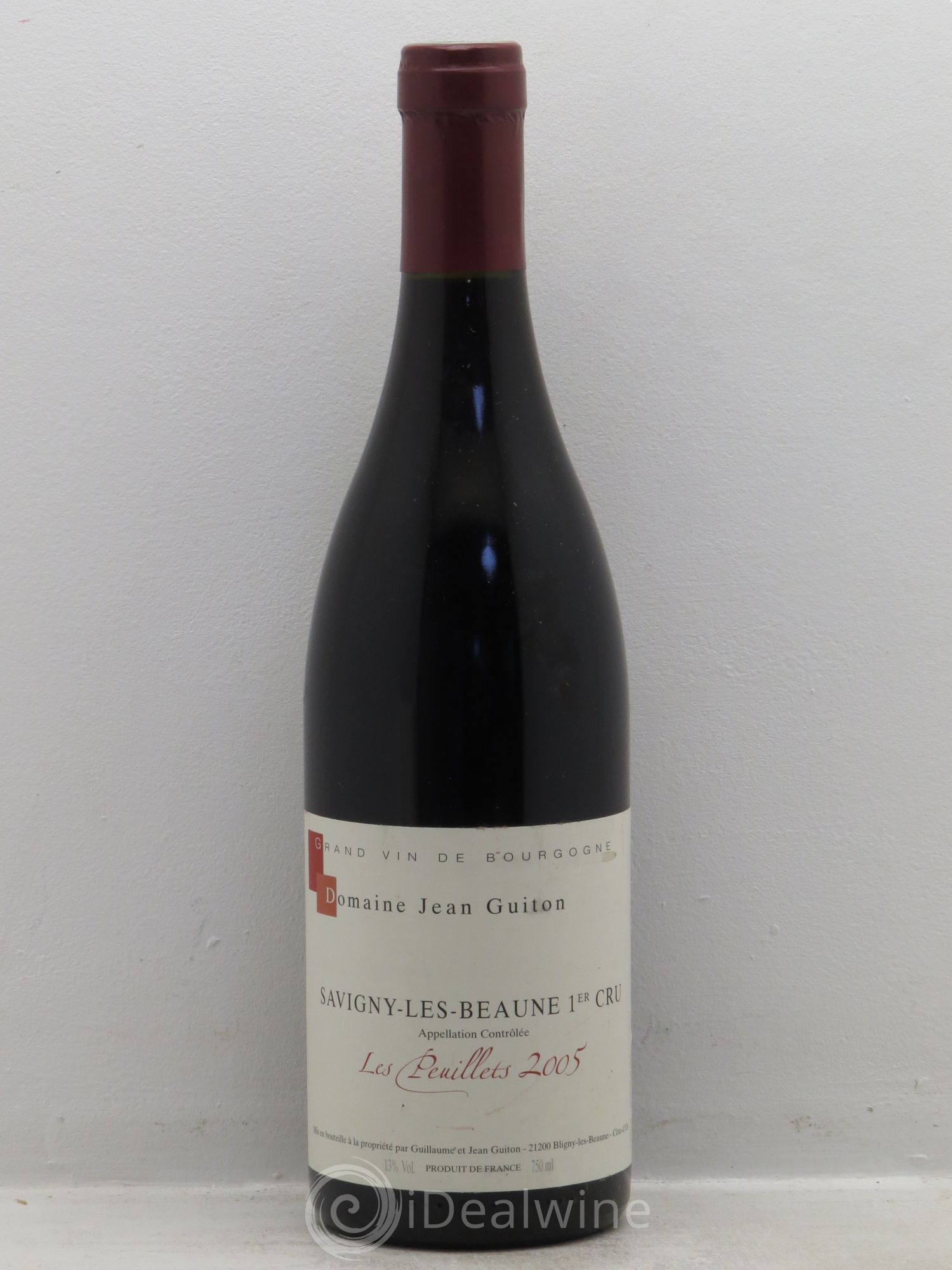 Savigny-lès-Beaune 1er Cru Domaine Guiton (sans prix de réserve) 2005 - Posten von 1 Flasche - 0