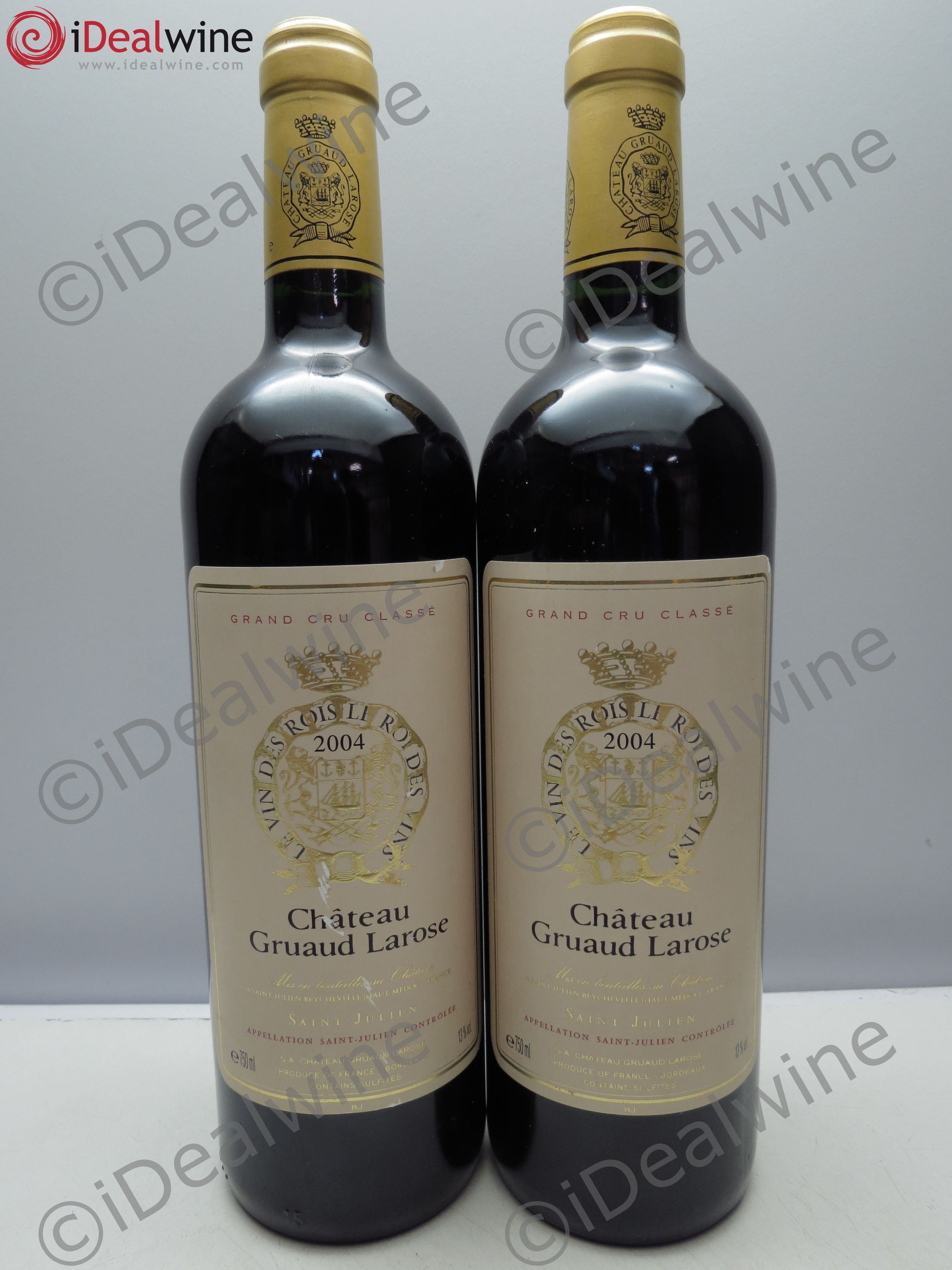 Château Gruaud Larose 2ème Grand Cru Classé 2004 - Lot de 2 bouteilles - 0