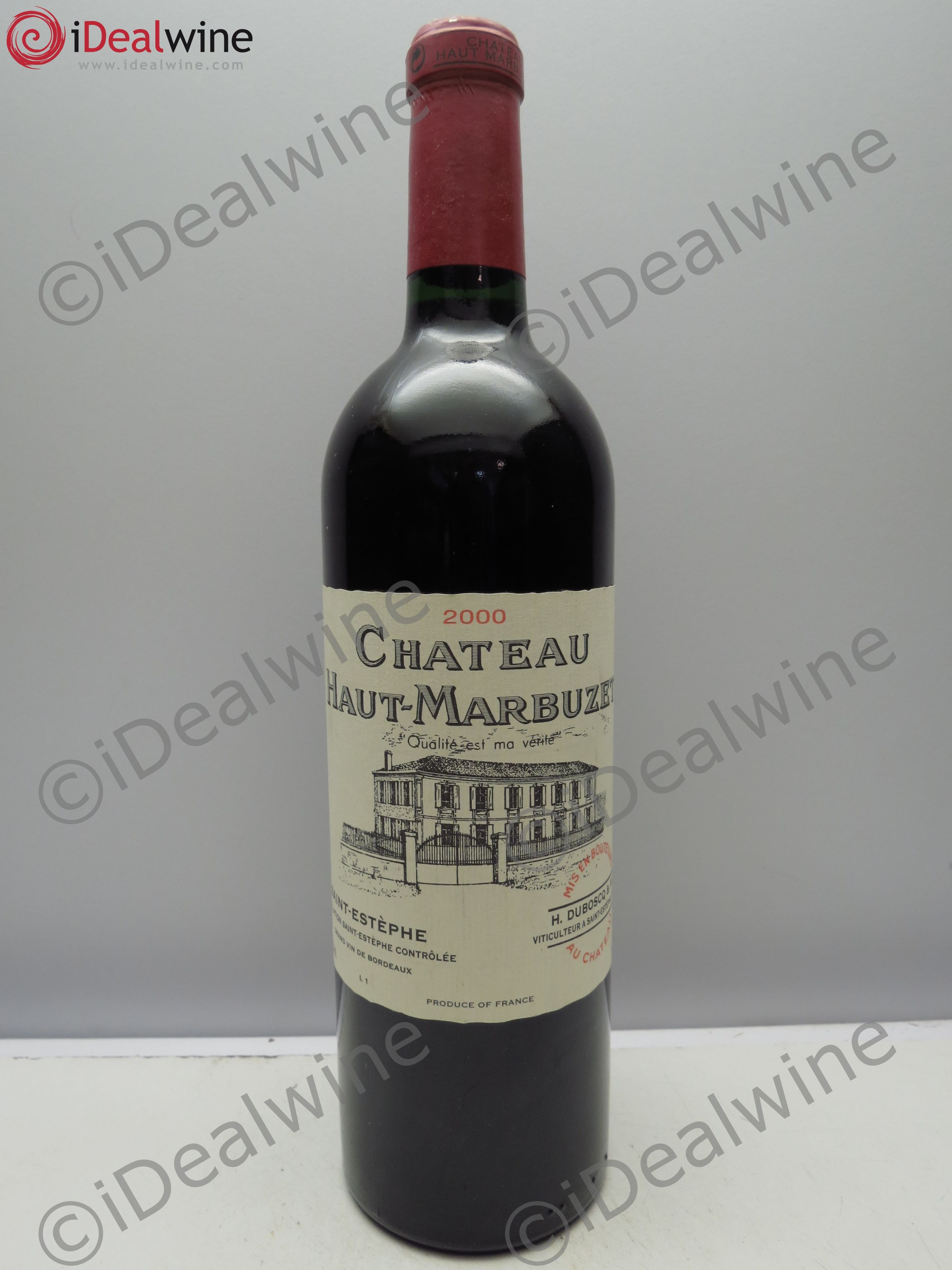 Château Haut Marbuzet 2000 - Lot de 1 bouteille - 0