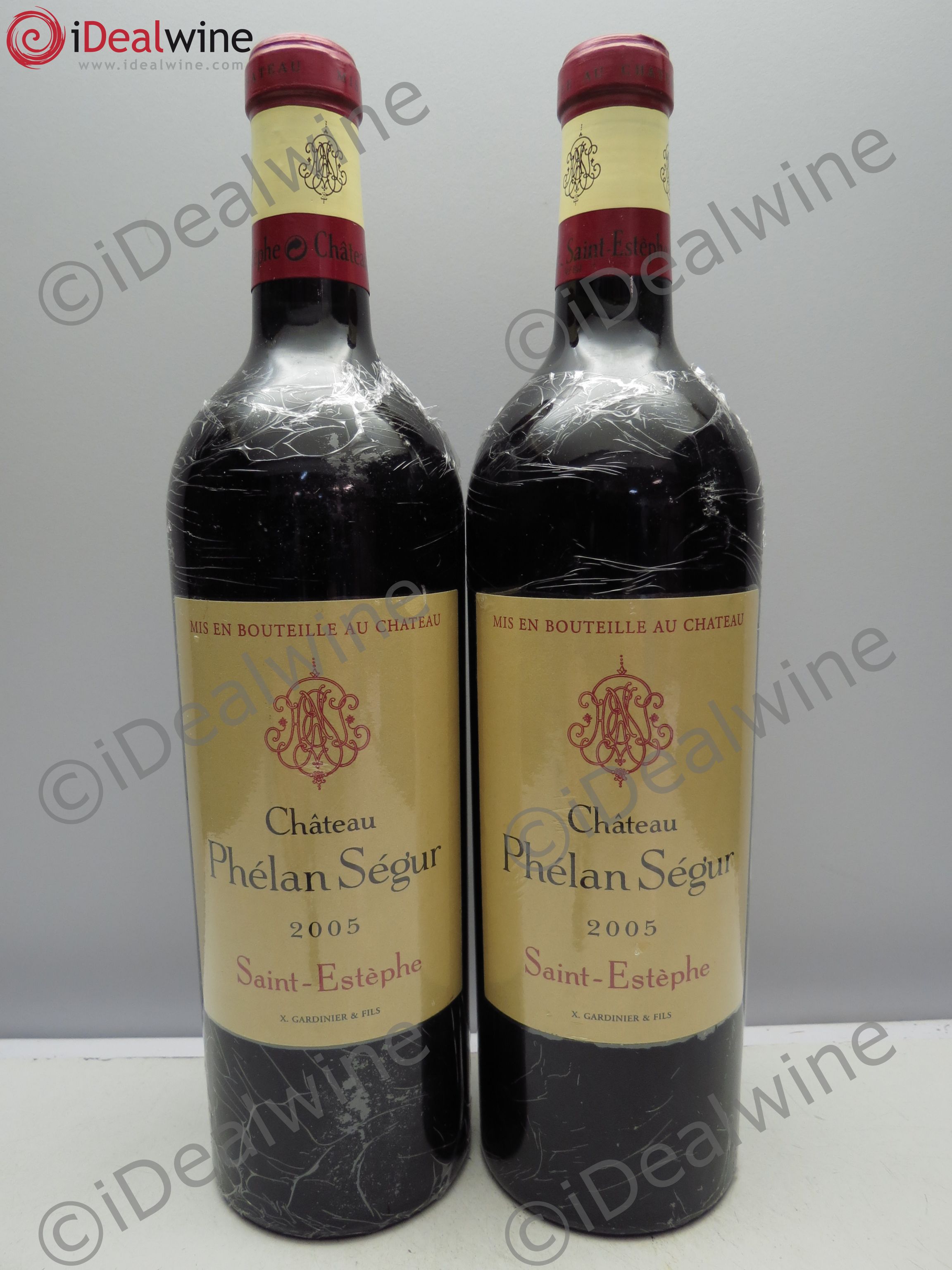 Château Phélan Ségur 2005 - Lot de 2 bouteilles - 0