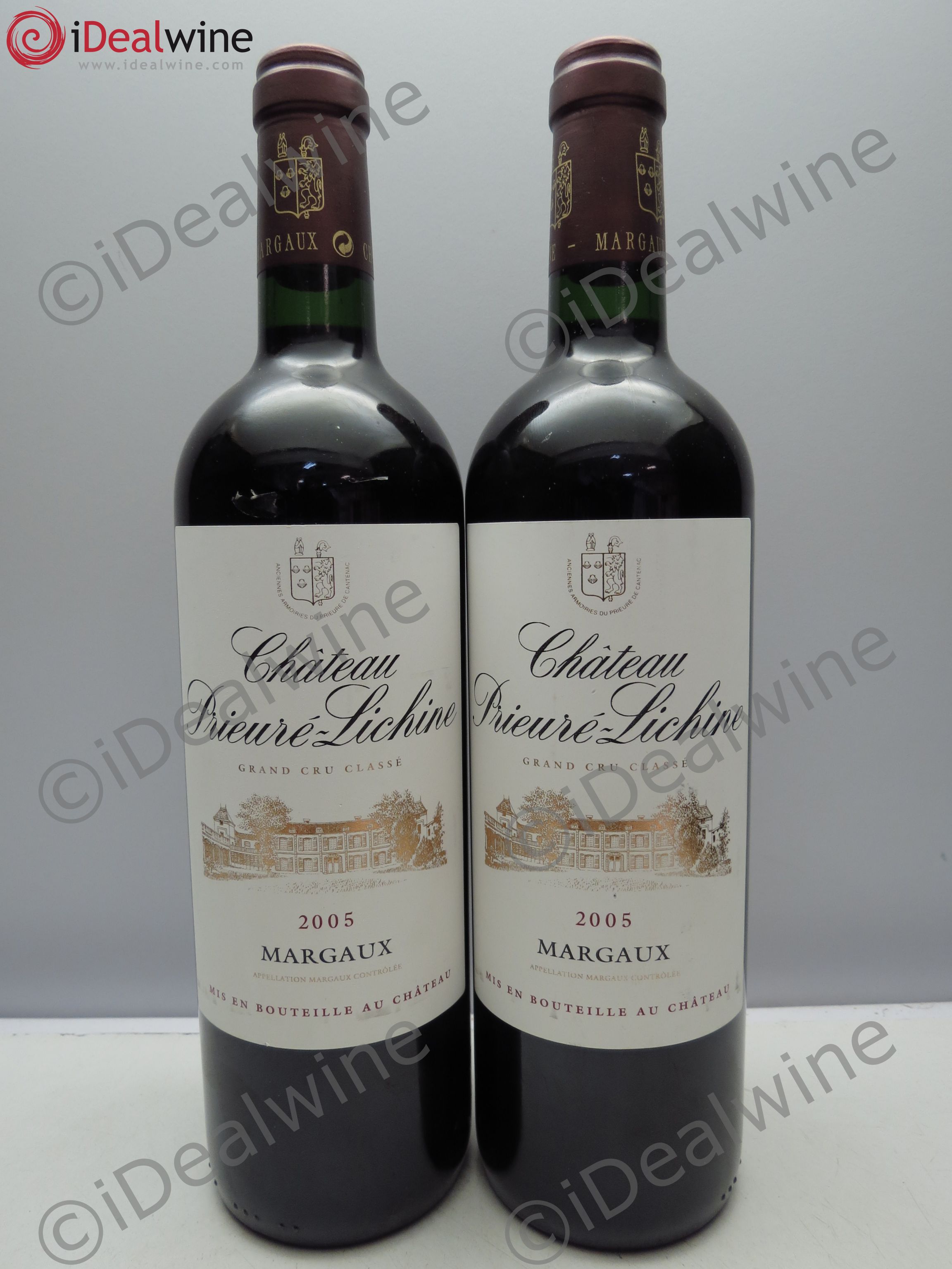 Château Prieuré Lichine 4ème Grand Cru Classé 2005 - Lot de 2 bouteilles - 0