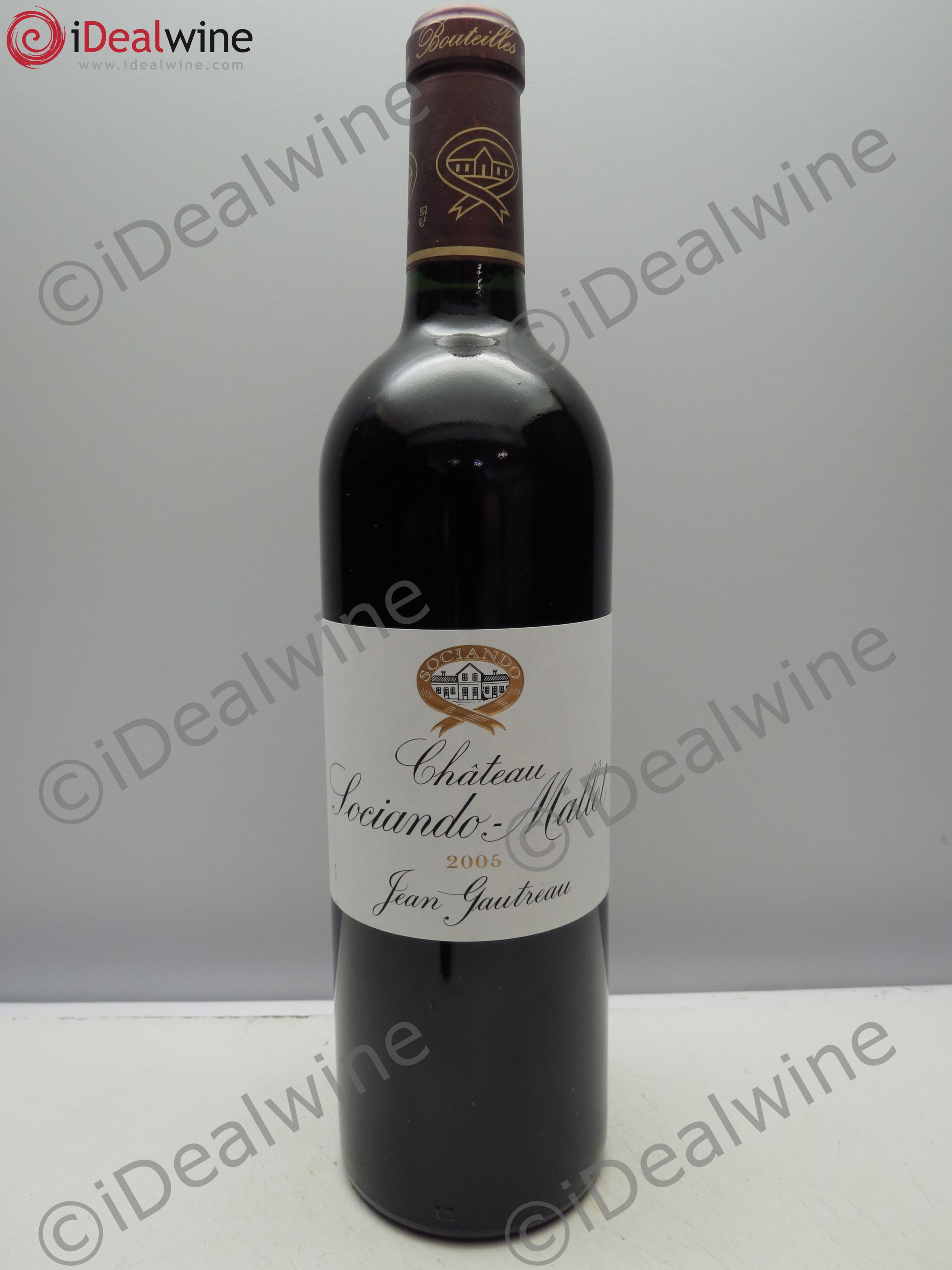 Château Sociando Mallet 2005 - Lot de 6 bouteilles - 0