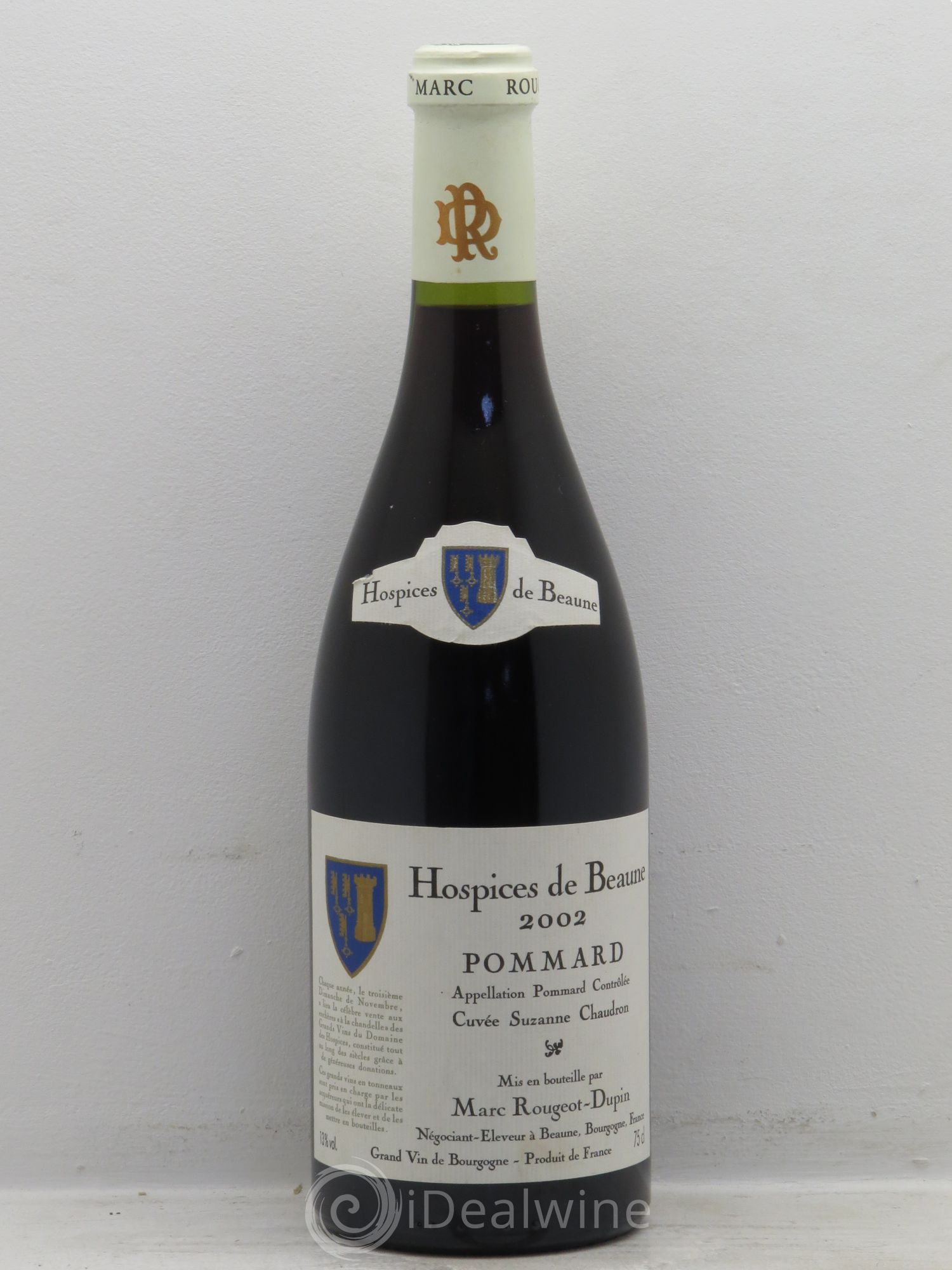 Pommard Cuvée Suzanne Chaudron Rougeot-Dupin 2002 - Lot de 1 bouteille - 0