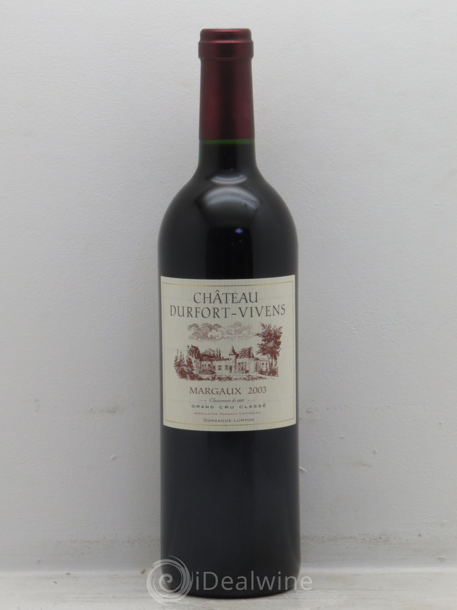 Château Durfort Vivens 2ème Grand Cru Classé 2003 - Lot de 1 bouteille - 0