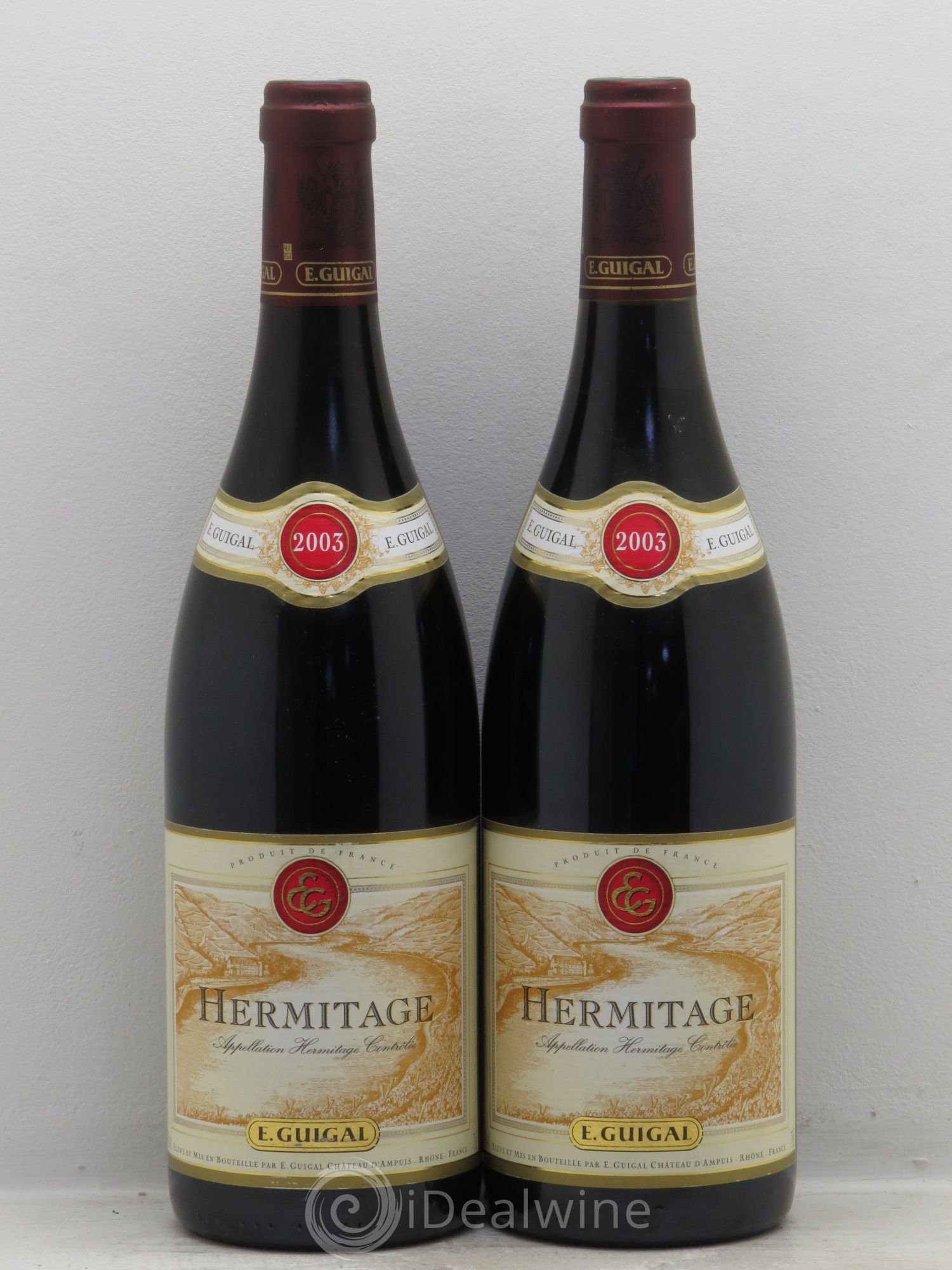 Hermitage Guigal 2003 - Lot de 2 bouteilles - 0