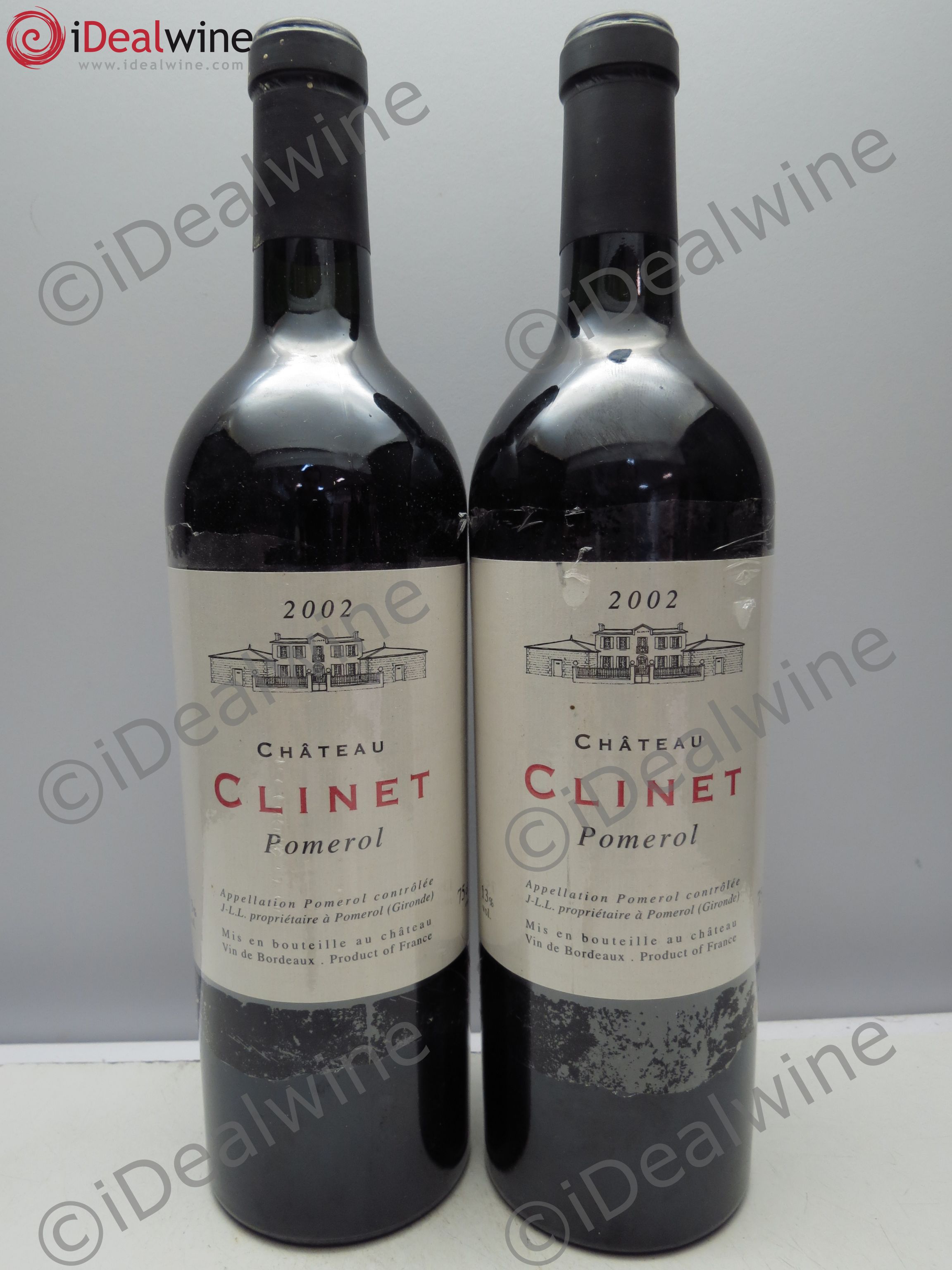 Château Clinet 2002 - Lot de 2 bouteilles - 0