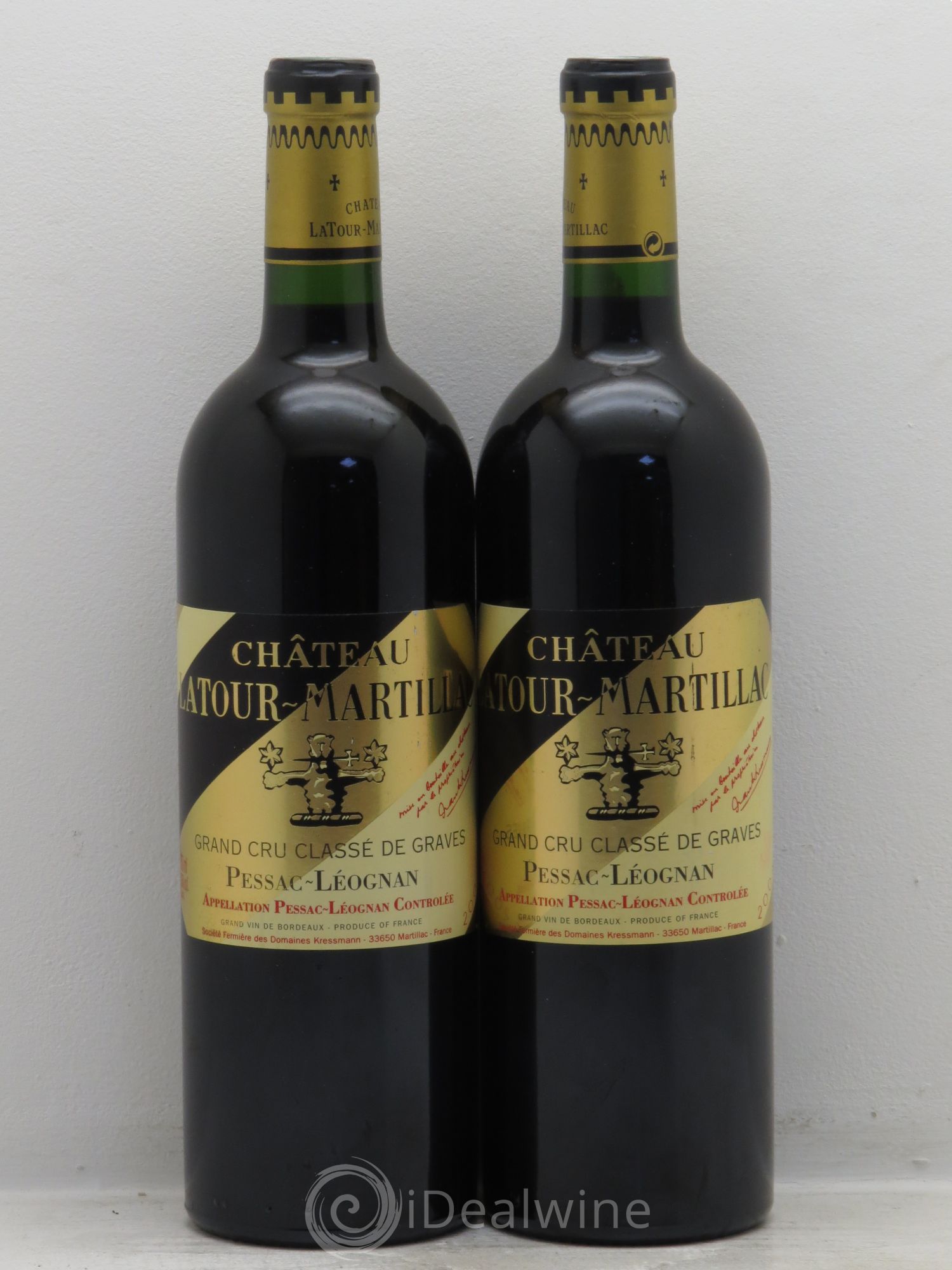 Château Latour-Martillac Cru Classé de Graves 2003 - Lot de 2 bouteilles - 0