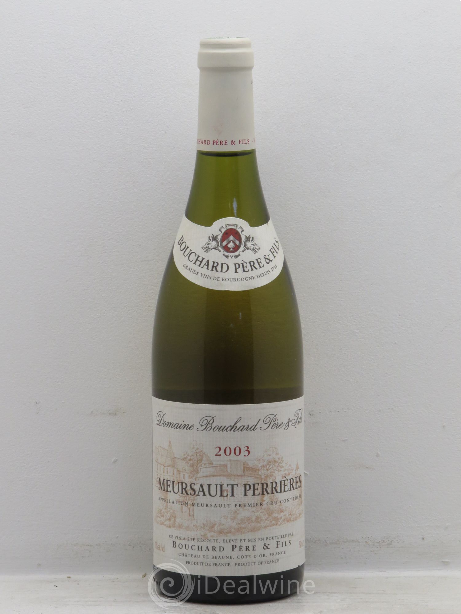 Meursault 1er Cru Perrières Bouchard Père & Fils 2003 - Lot de 1 bouteille - 0