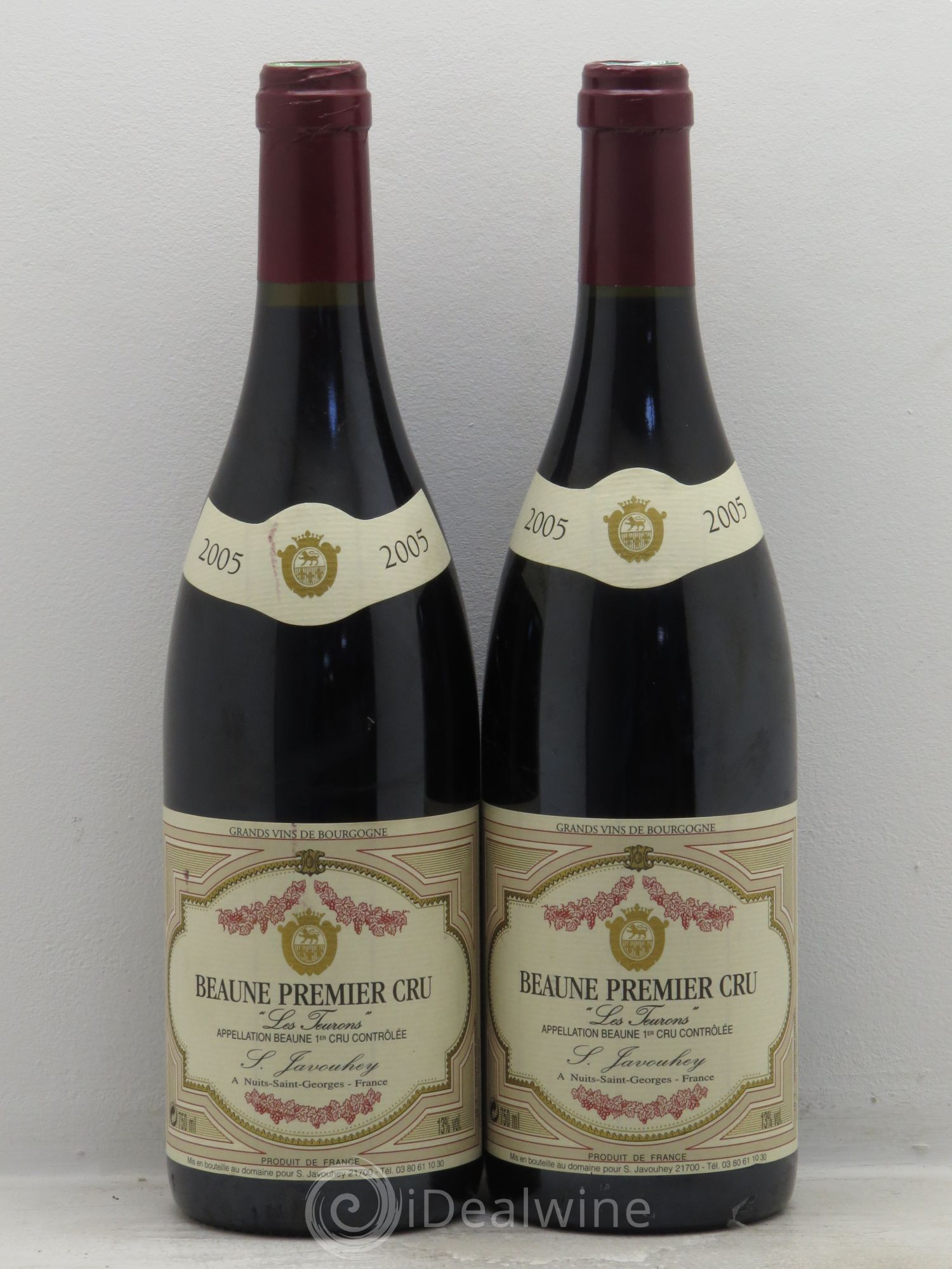 Beaune 1er Cru Domaine Javauchey 2005 - Posten von 2 Flaschen - 0