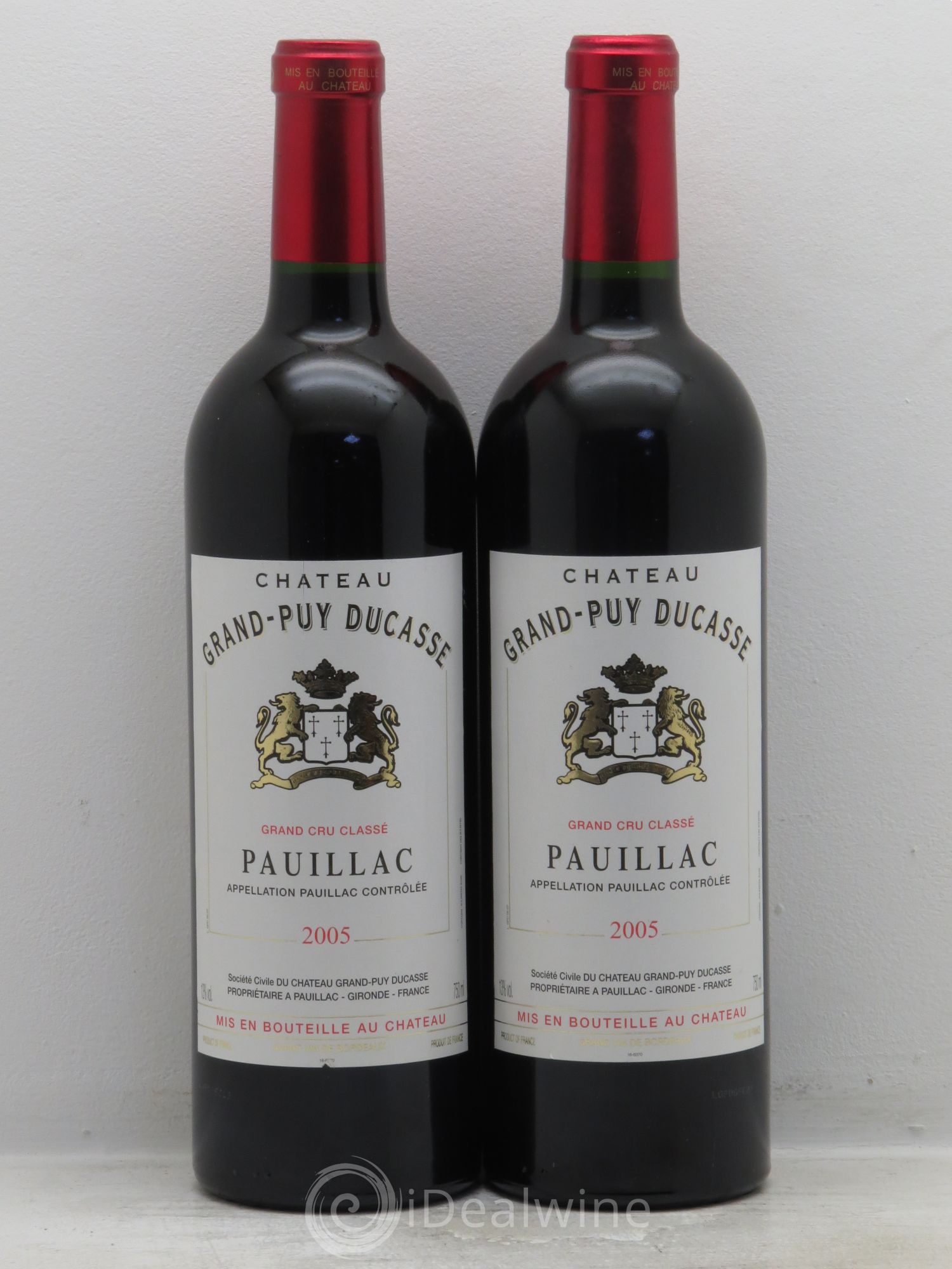 Château Grand Puy Ducasse 5ème Grand Cru Classé 2005 - Lot de 2 bouteilles - 0