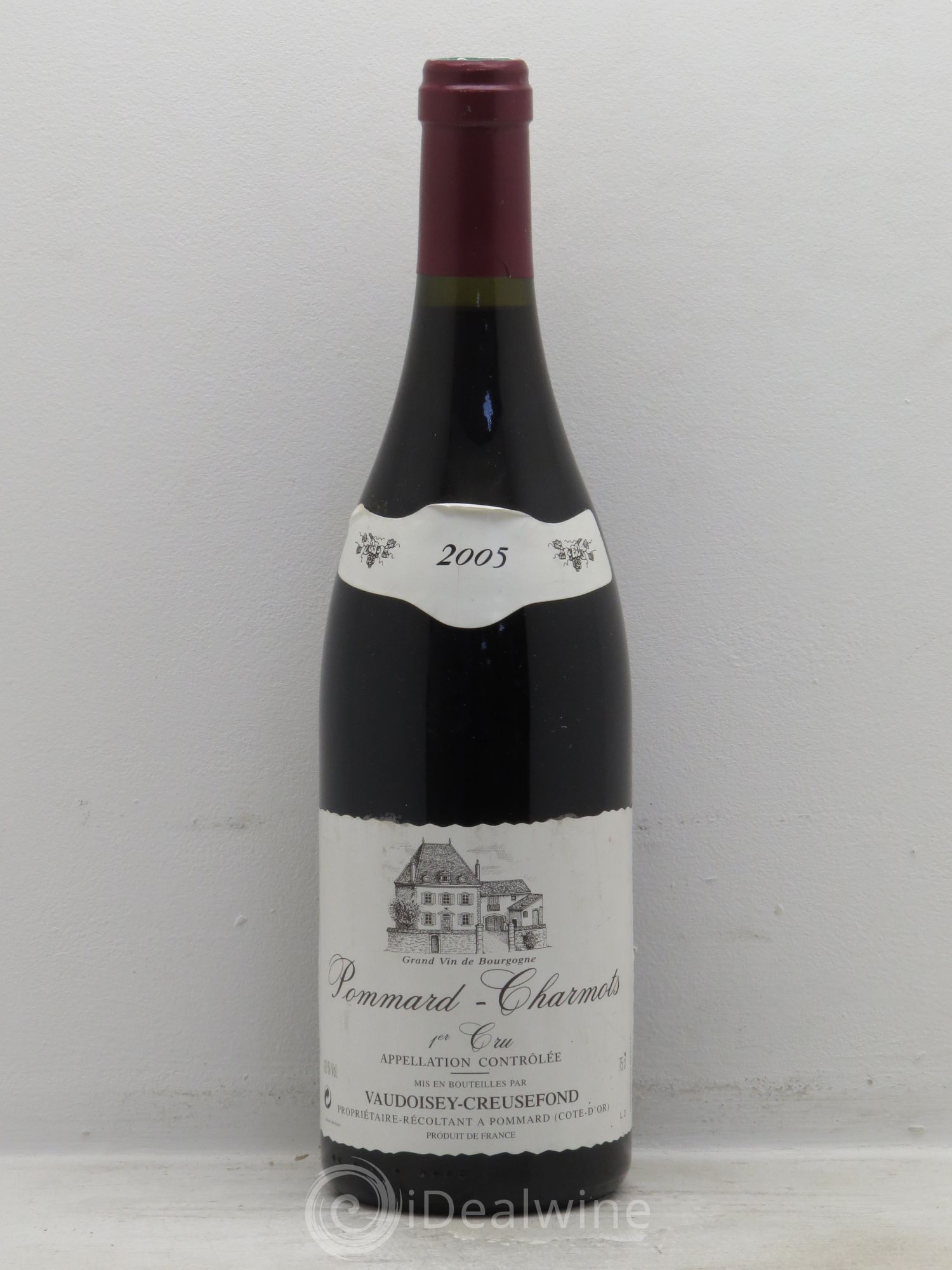 Pommard 1er Cru Vaudoisey-Creusefond 2005 - Lot de 1 bouteille - 0