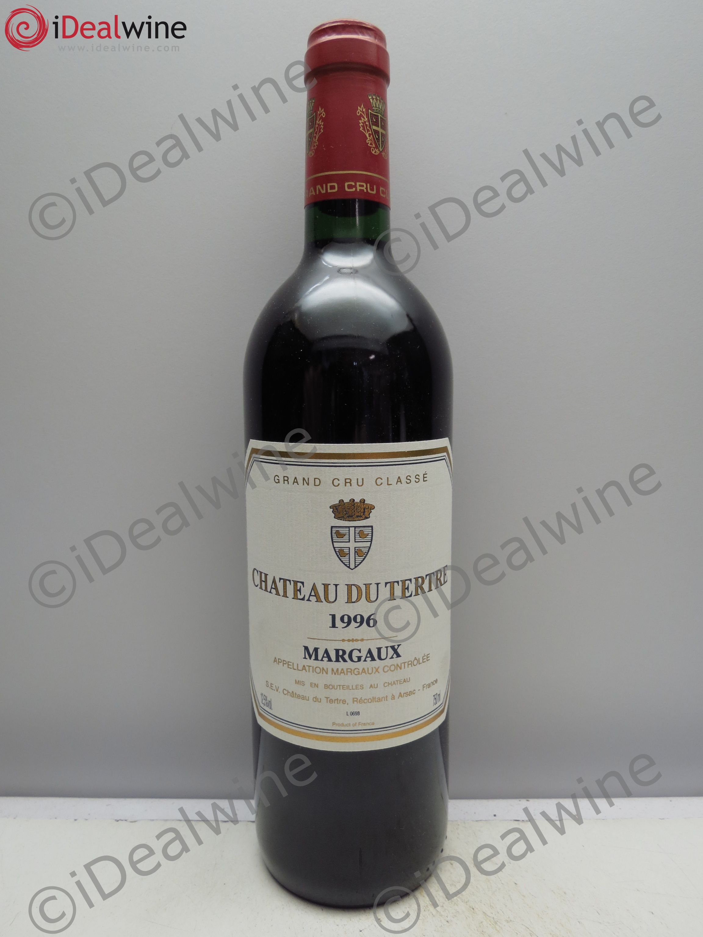Château du Tertre 5ème Grand Cru Classé 1996 - Lot de 1 bouteille - 0