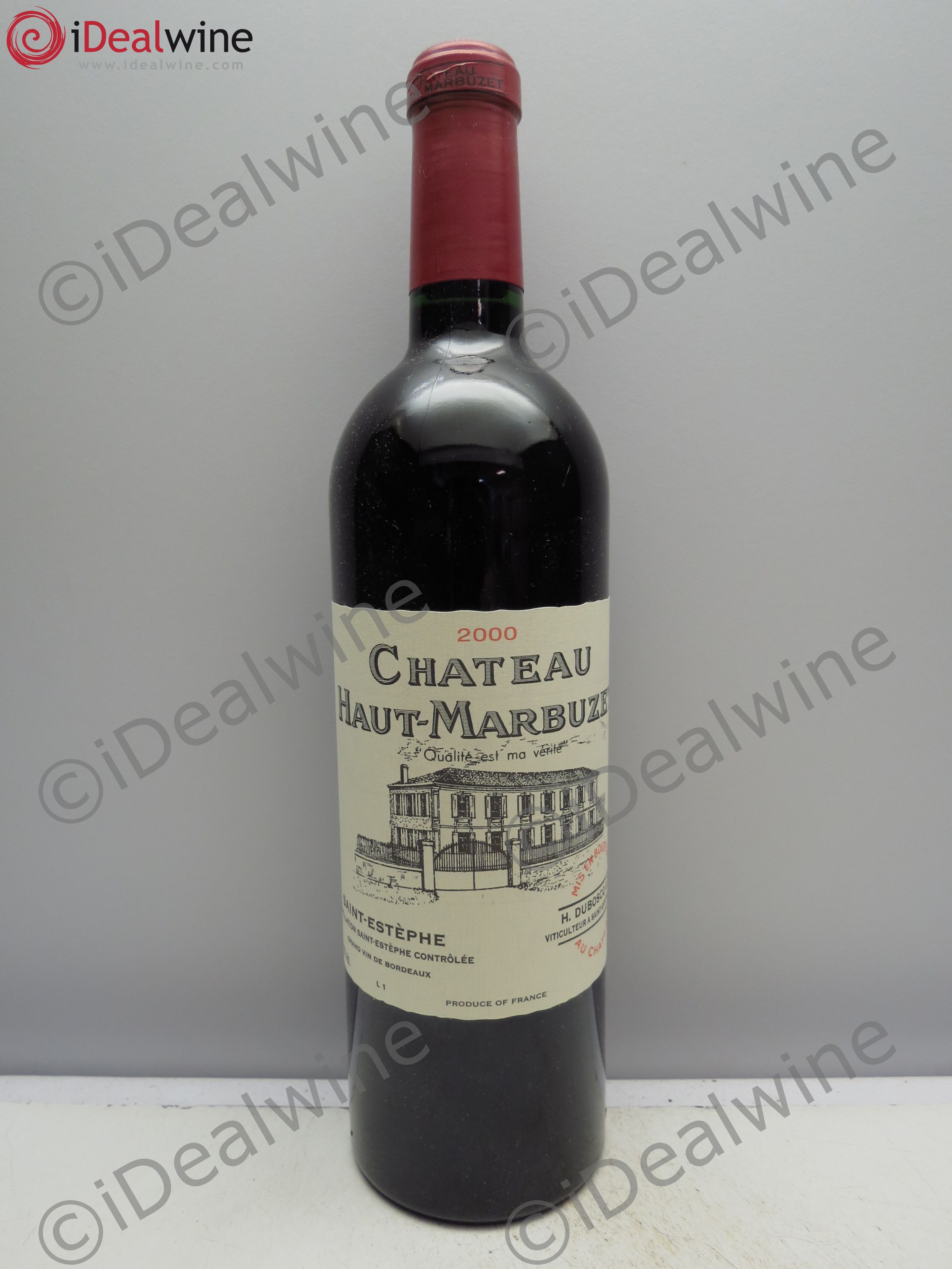 Château Haut Marbuzet 2000 - Lot de 1 bouteille - 0