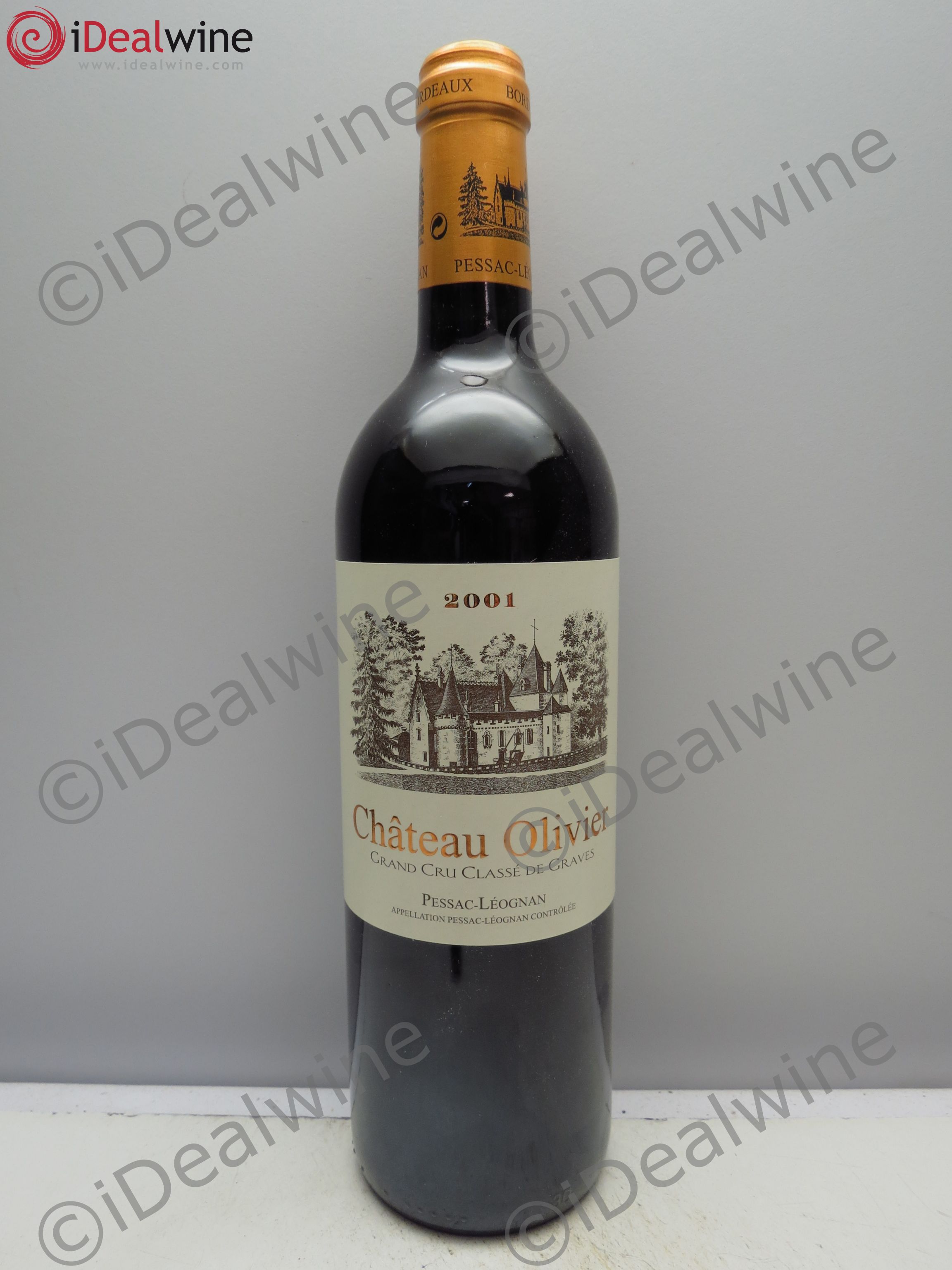 Château Olivier Cru Classé de Graves 2001 - Lot de 1 bouteille - 0
