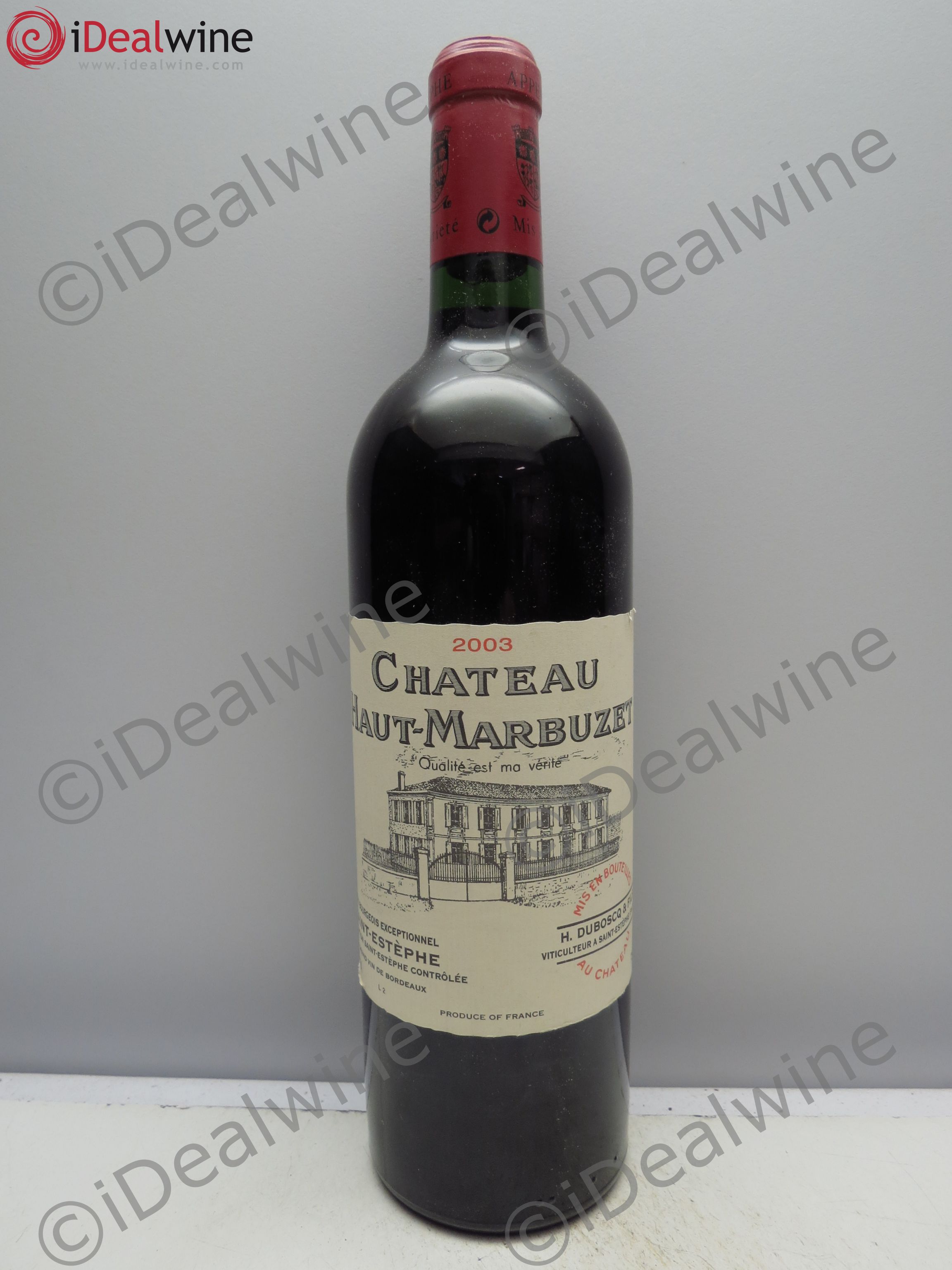 Château Haut Marbuzet 2003 - Lot de 6 bouteilles - 0