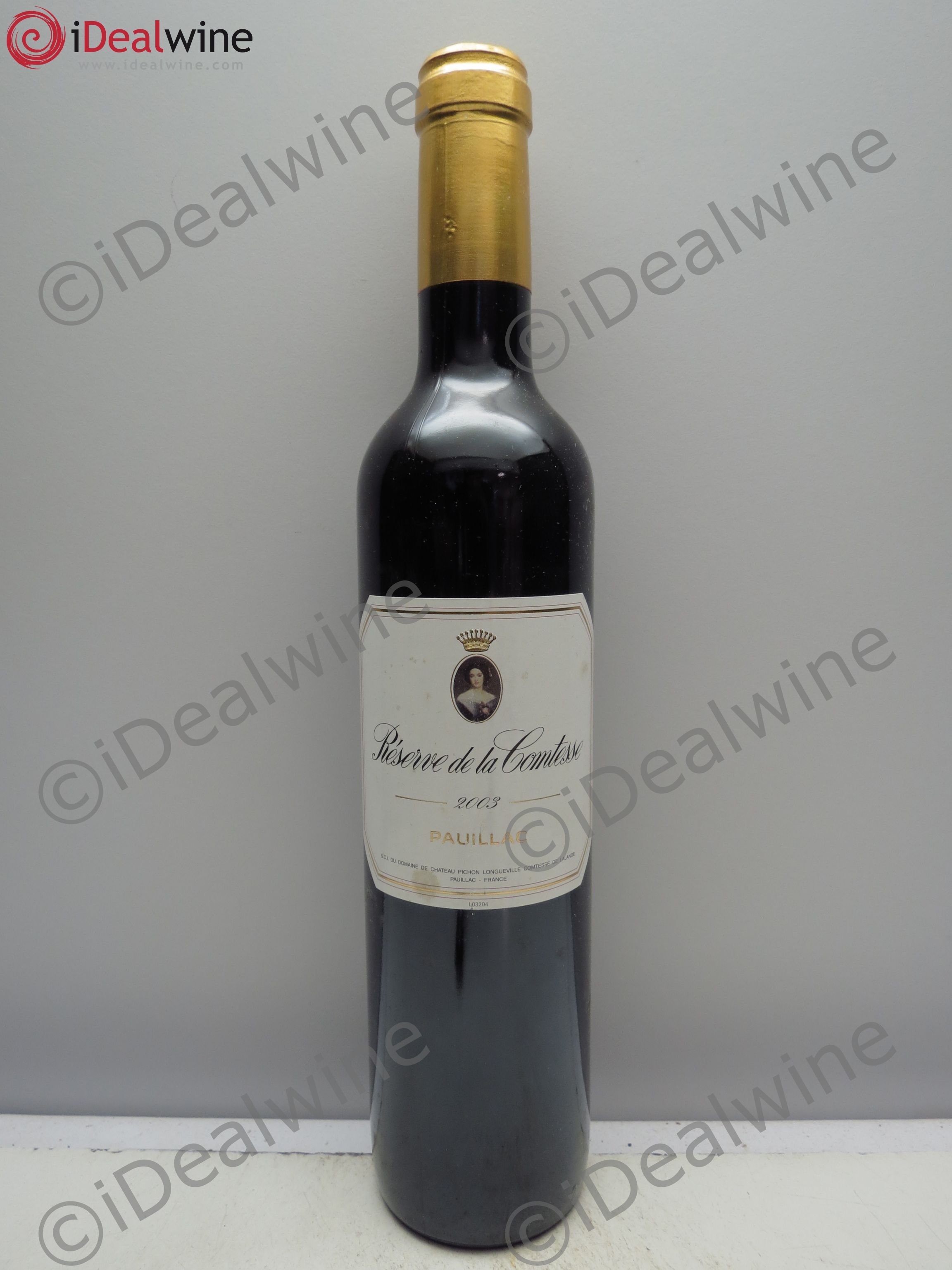 Réserve de la Comtesse Second Vin 2003 - Lot de 6 bouteilles - 0