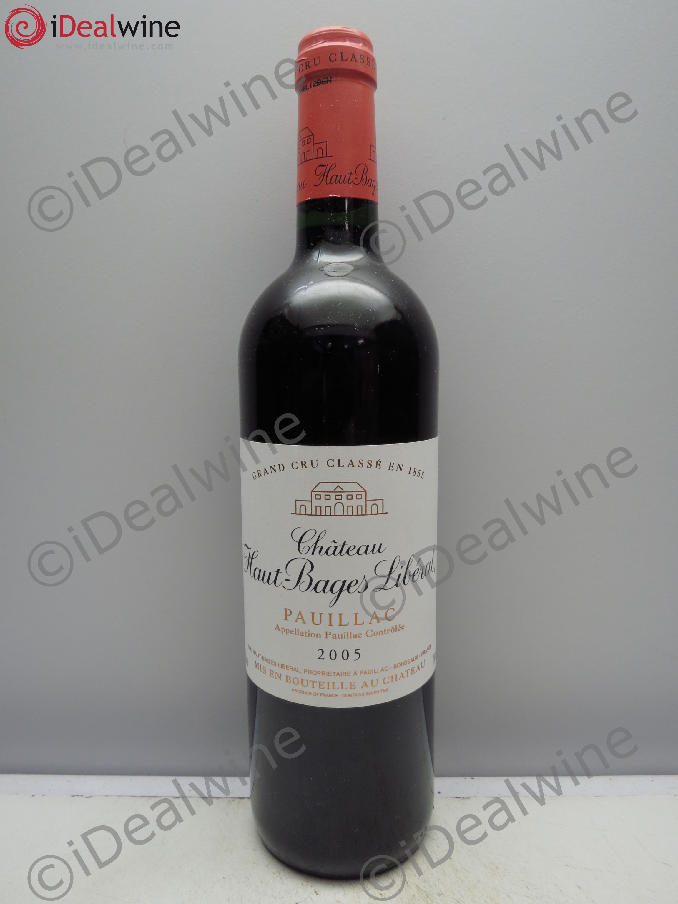 Château Haut Bages Libéral 5ème Grand Cru Classé 2005 - Lot de 1 bouteille - 0